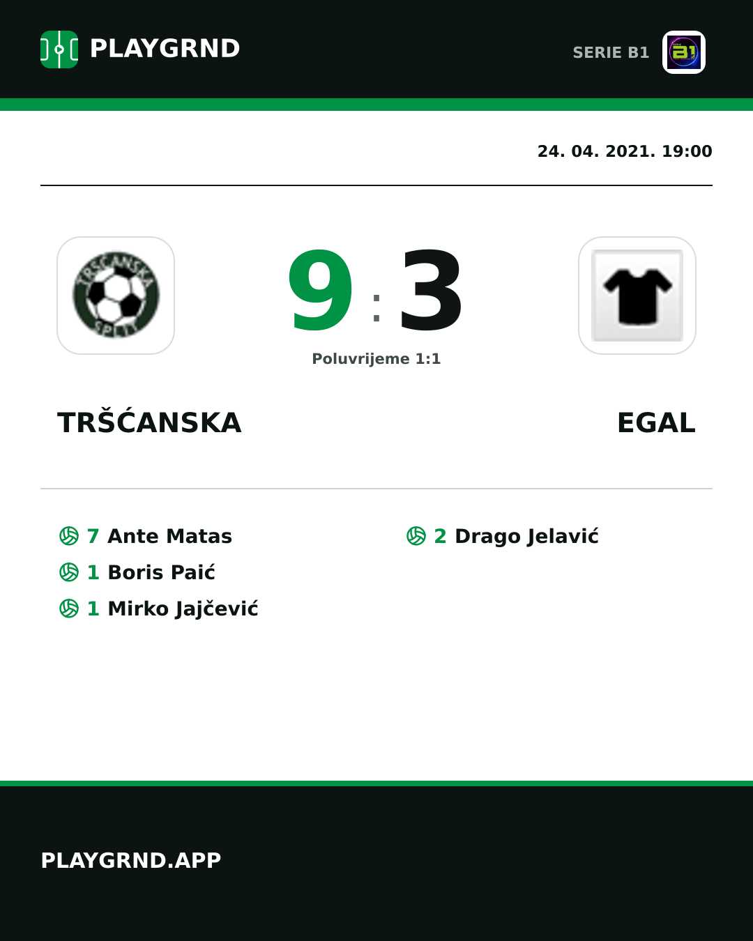 Instagram slika: Tršćanska 9:3 Egal