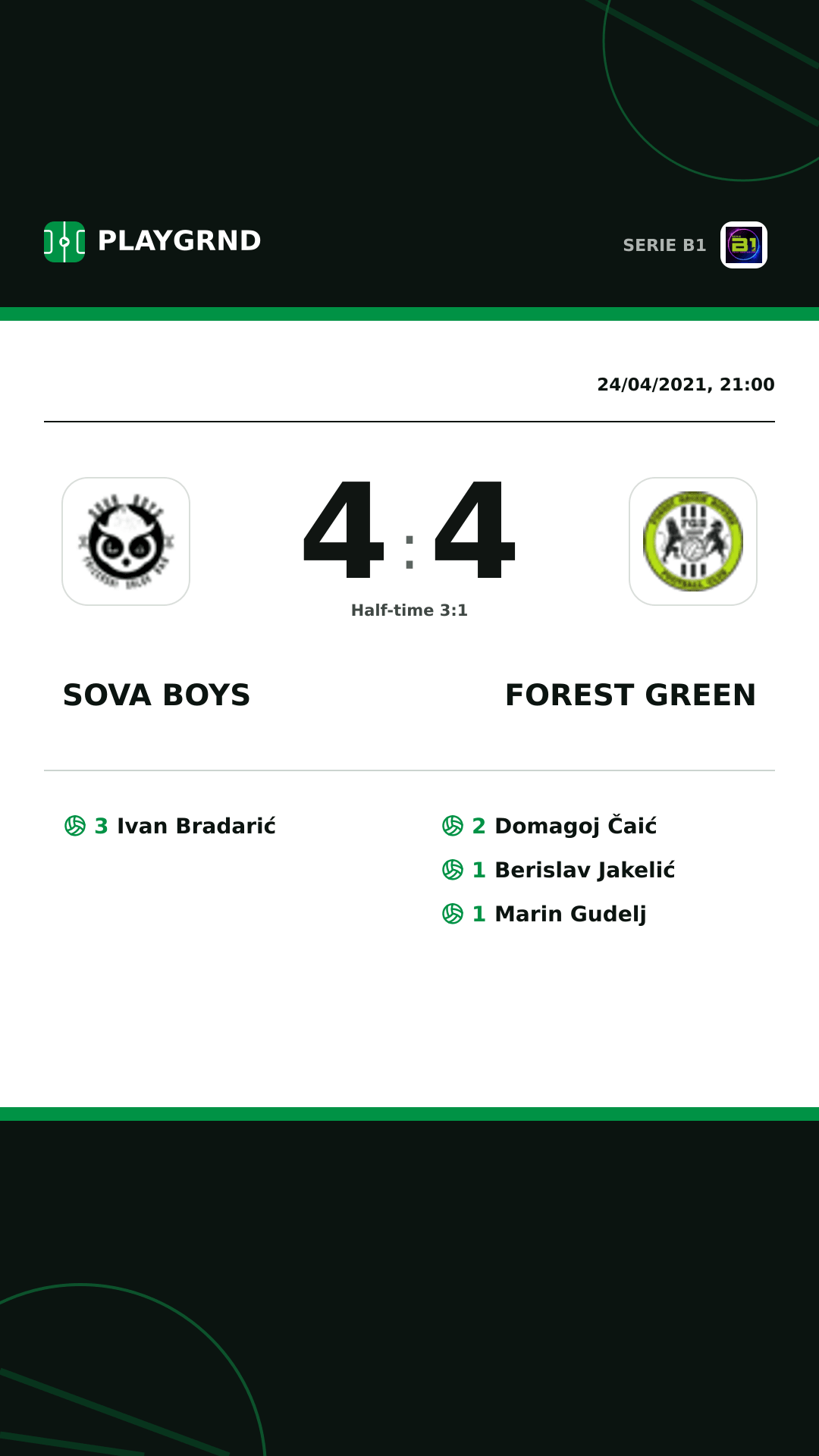 Instagram artwork: Sova Boys 4:4 Forest Green
