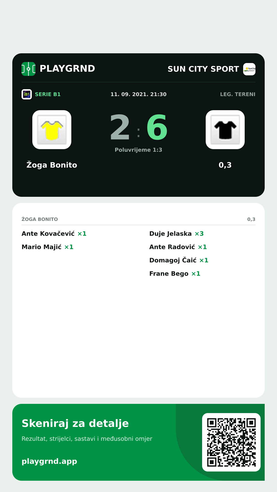 Story slika: Žoga Bonito 2:6 0,3