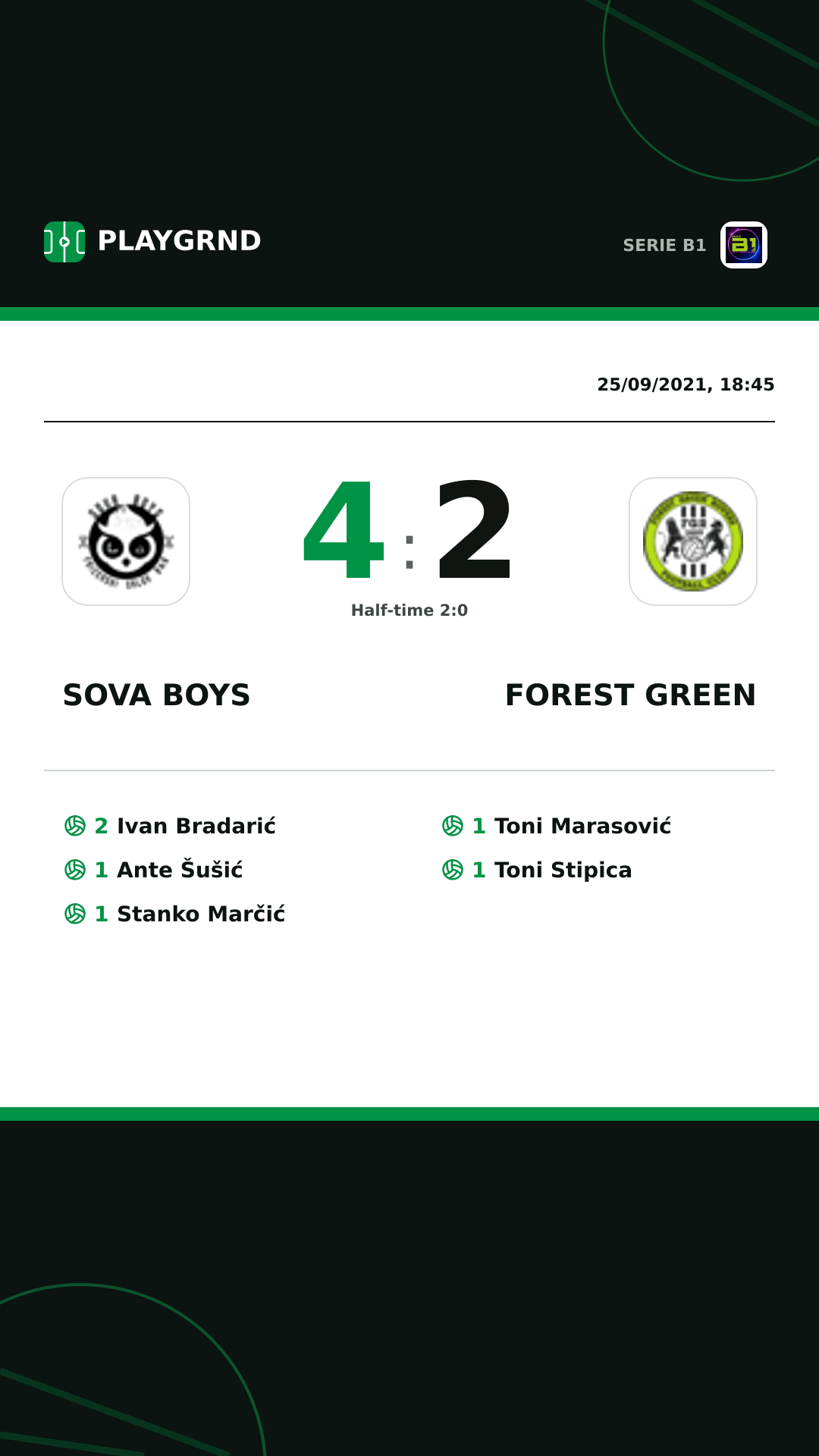 Instagram artwork: Sova Boys 4:2 Forest Green