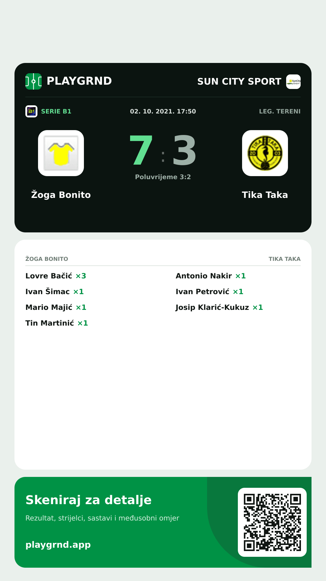Story slika: Žoga Bonito 7:3 Tika Taka
