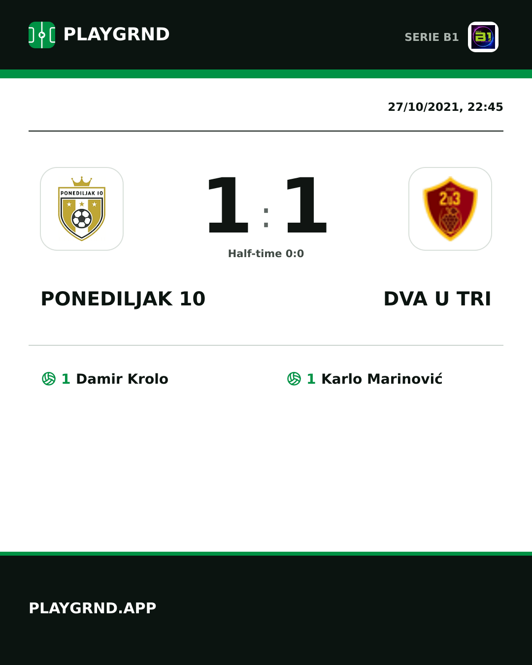 Instagram artwork: Ponediljak 10 1:1 Dva U Tri