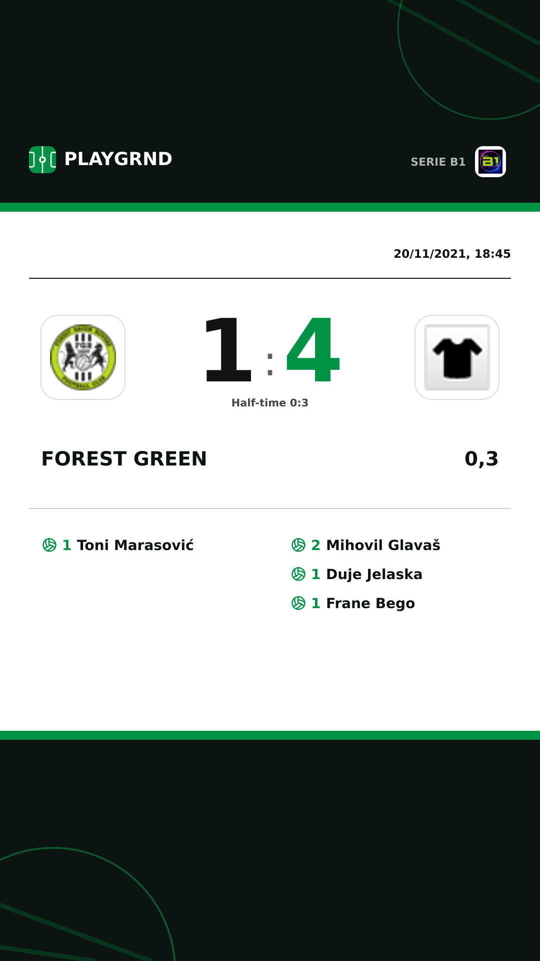 Instagram artwork: Forest Green 1:4 0,3