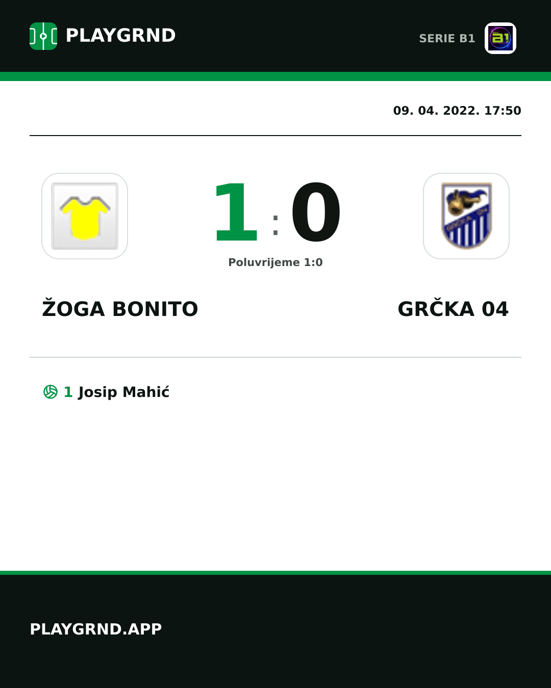 Instagram slika: Žoga Bonito 1:0 Grčka 04