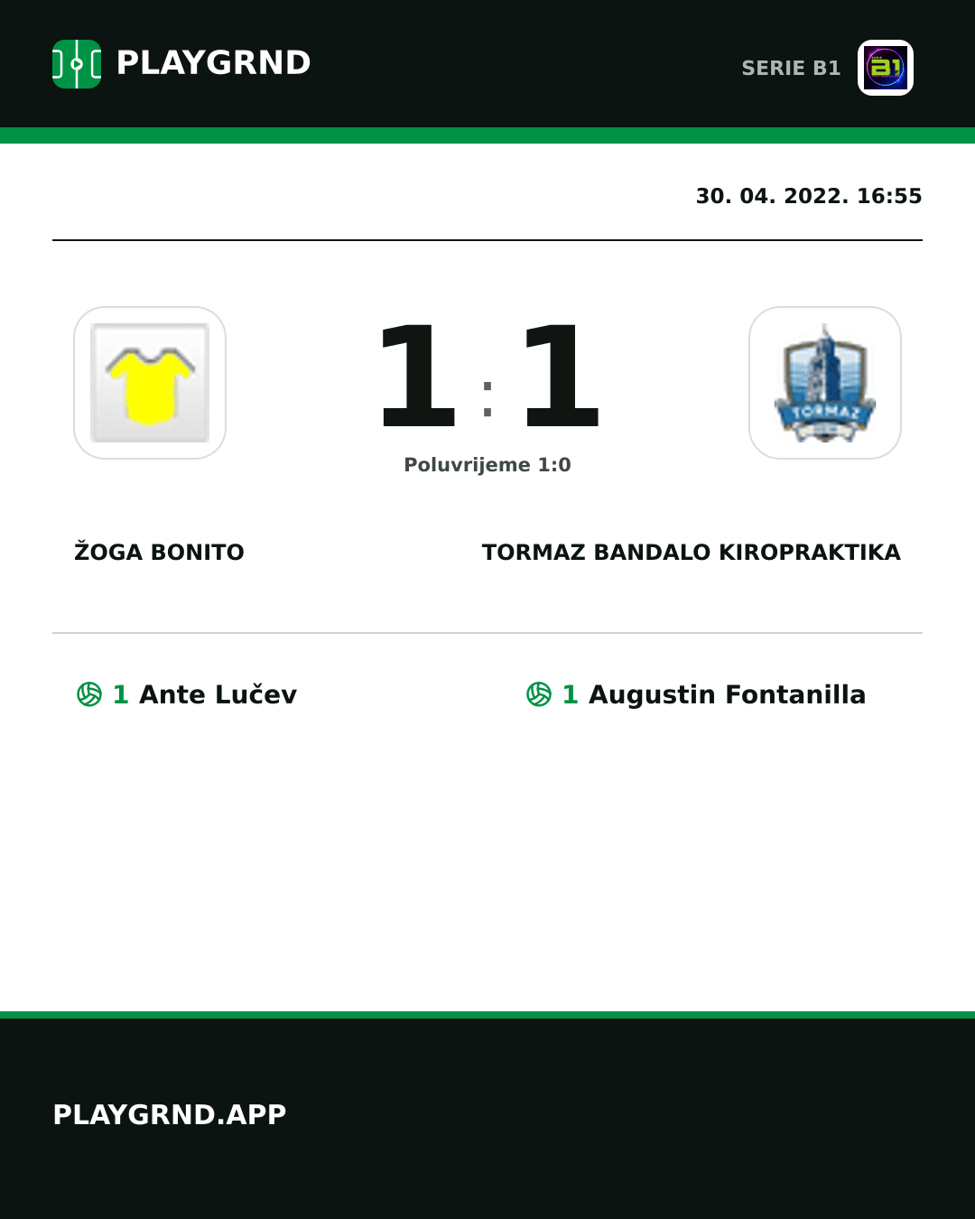 Instagram slika: Žoga Bonito 1:1 Tormaz Bandalo Kiropraktika