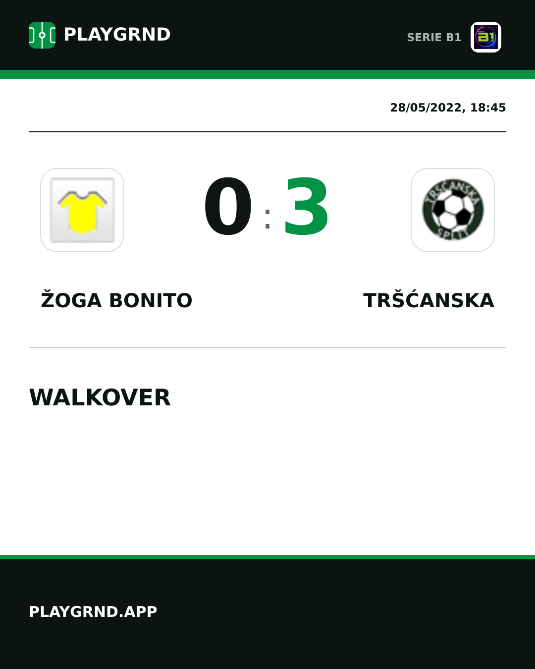 Instagram artwork: Žoga Bonito 0:3 Tršćanska