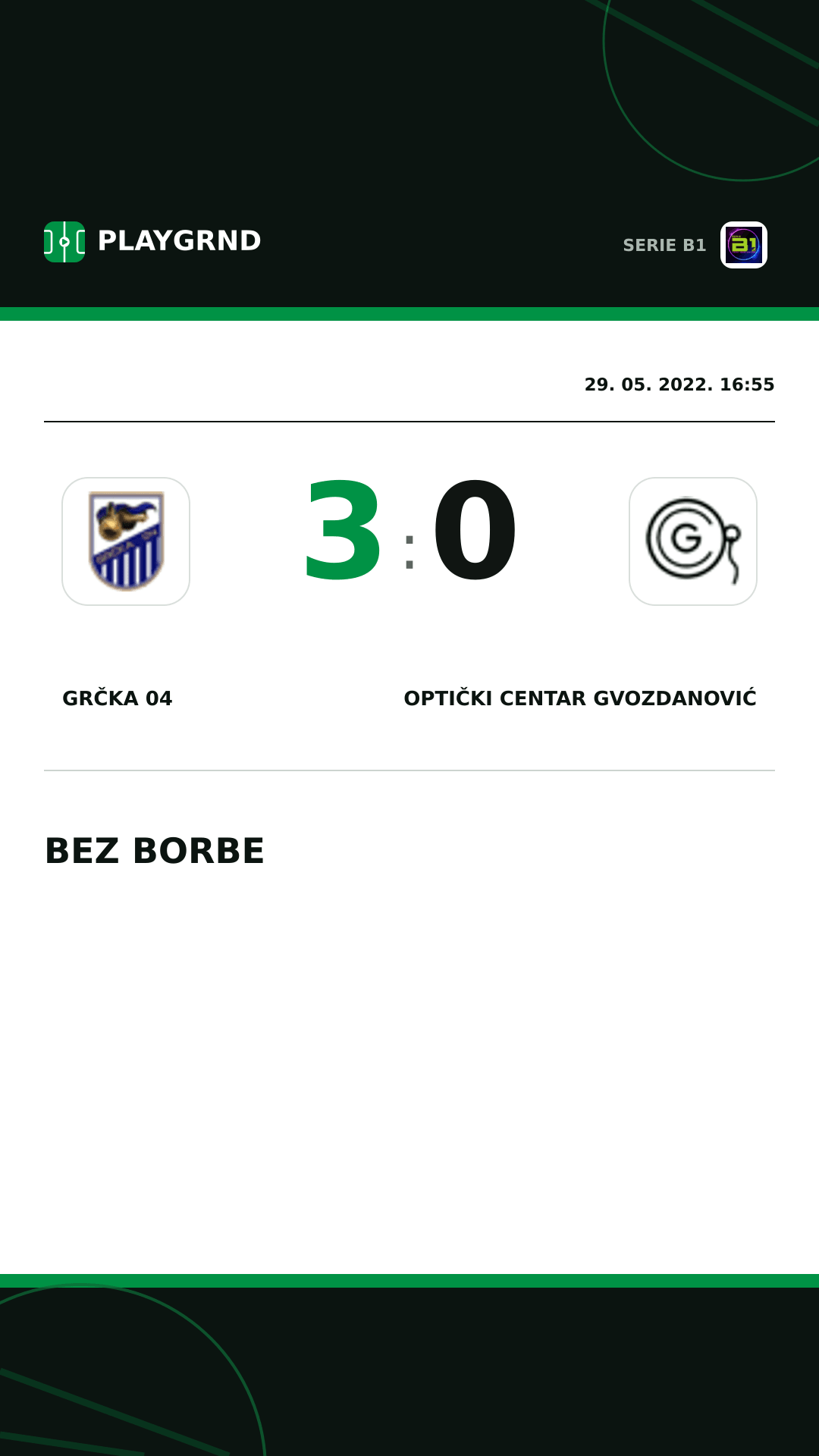 Instagram slika: Grčka 04 3:0 Optički Centar Gvozdanović