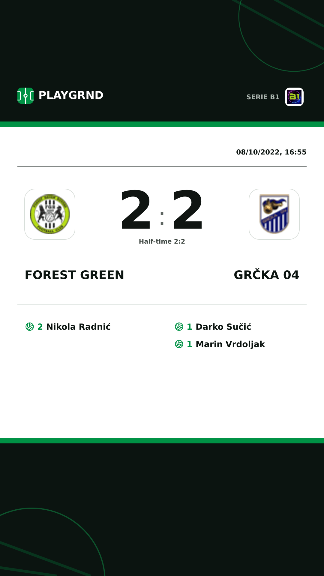 Instagram artwork: Forest Green 2:2 Grčka 04