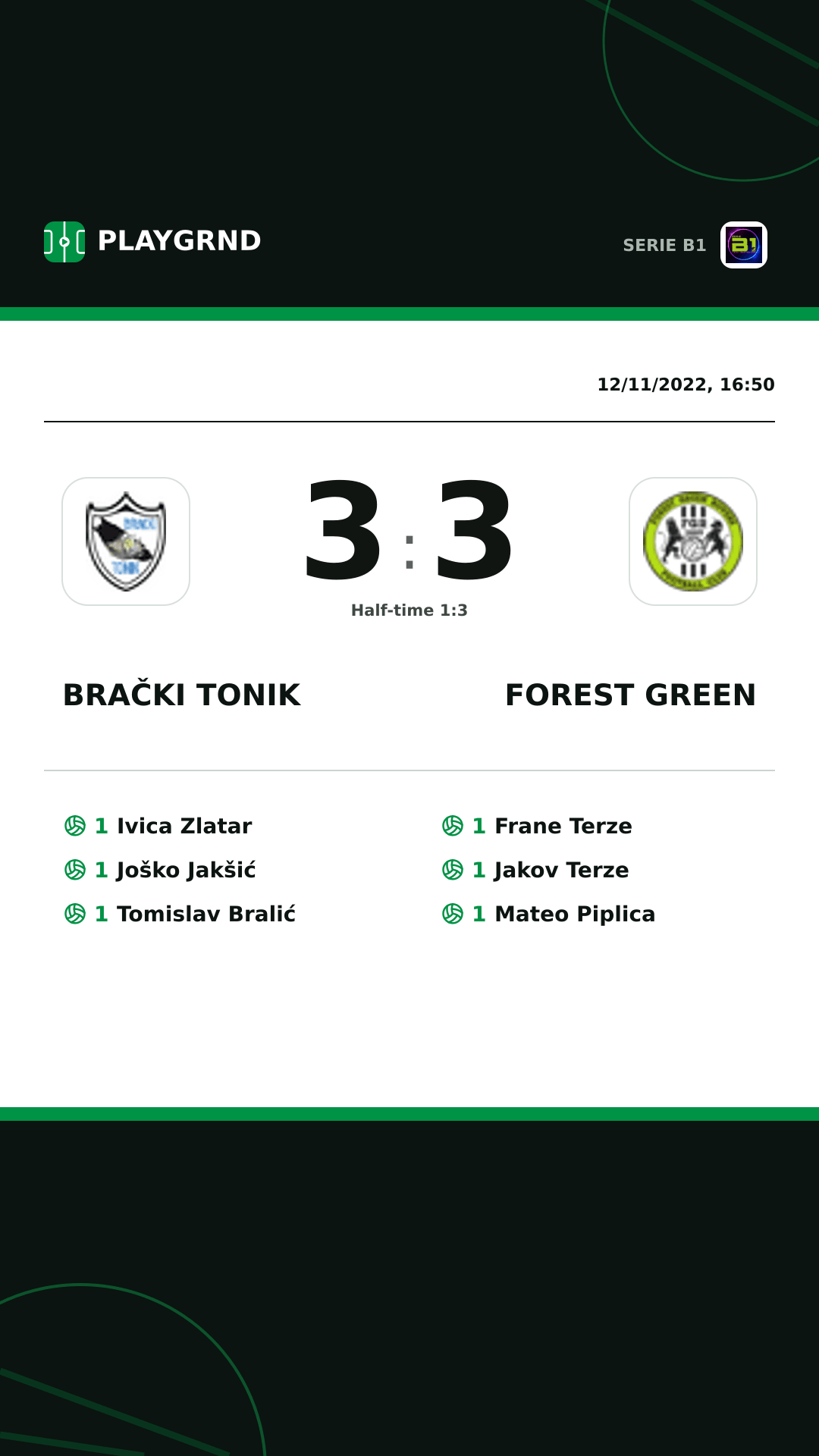 Instagram artwork: Brački Tonik 3:3 Forest Green