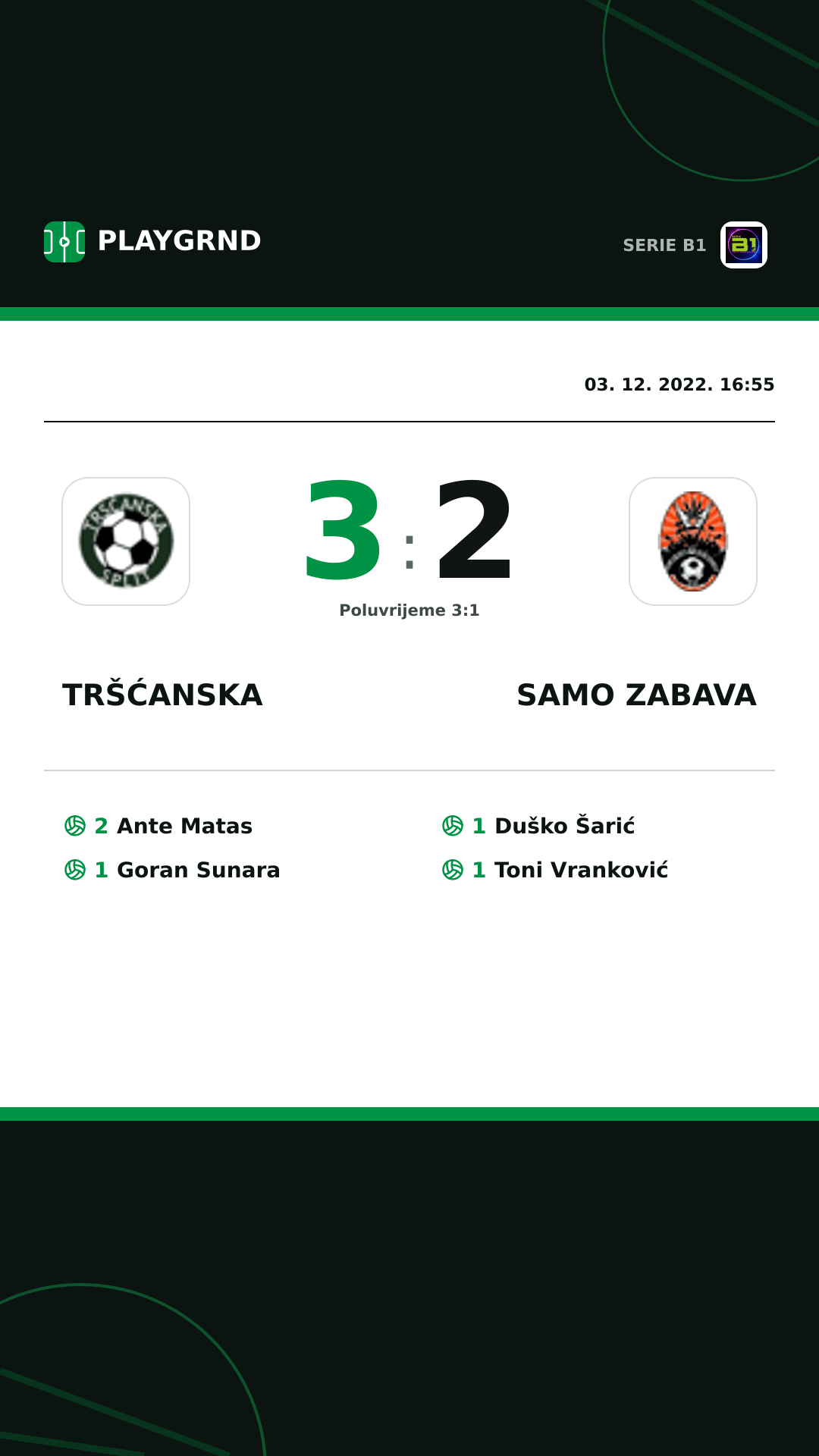 Instagram slika: Tršćanska 3:2 Samo Zabava