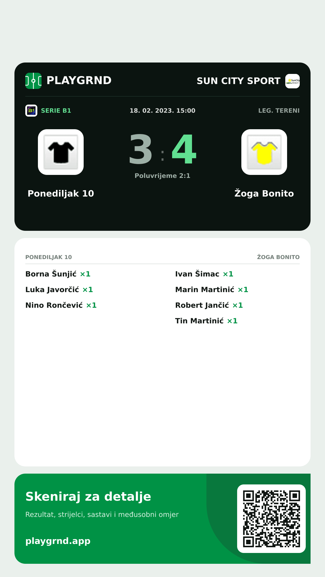 Story slika: Ponediljak 10 3:4 Žoga Bonito