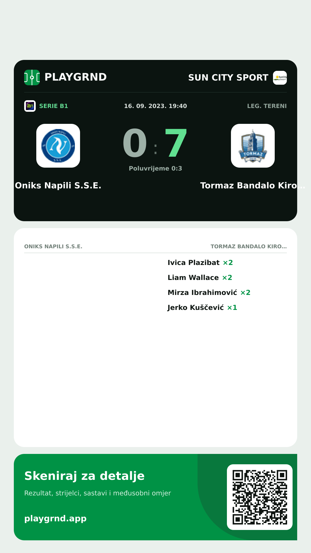 Story slika: Oniks Napili S.S.E. 0:7 Tormaz Bandalo Kiropraktika