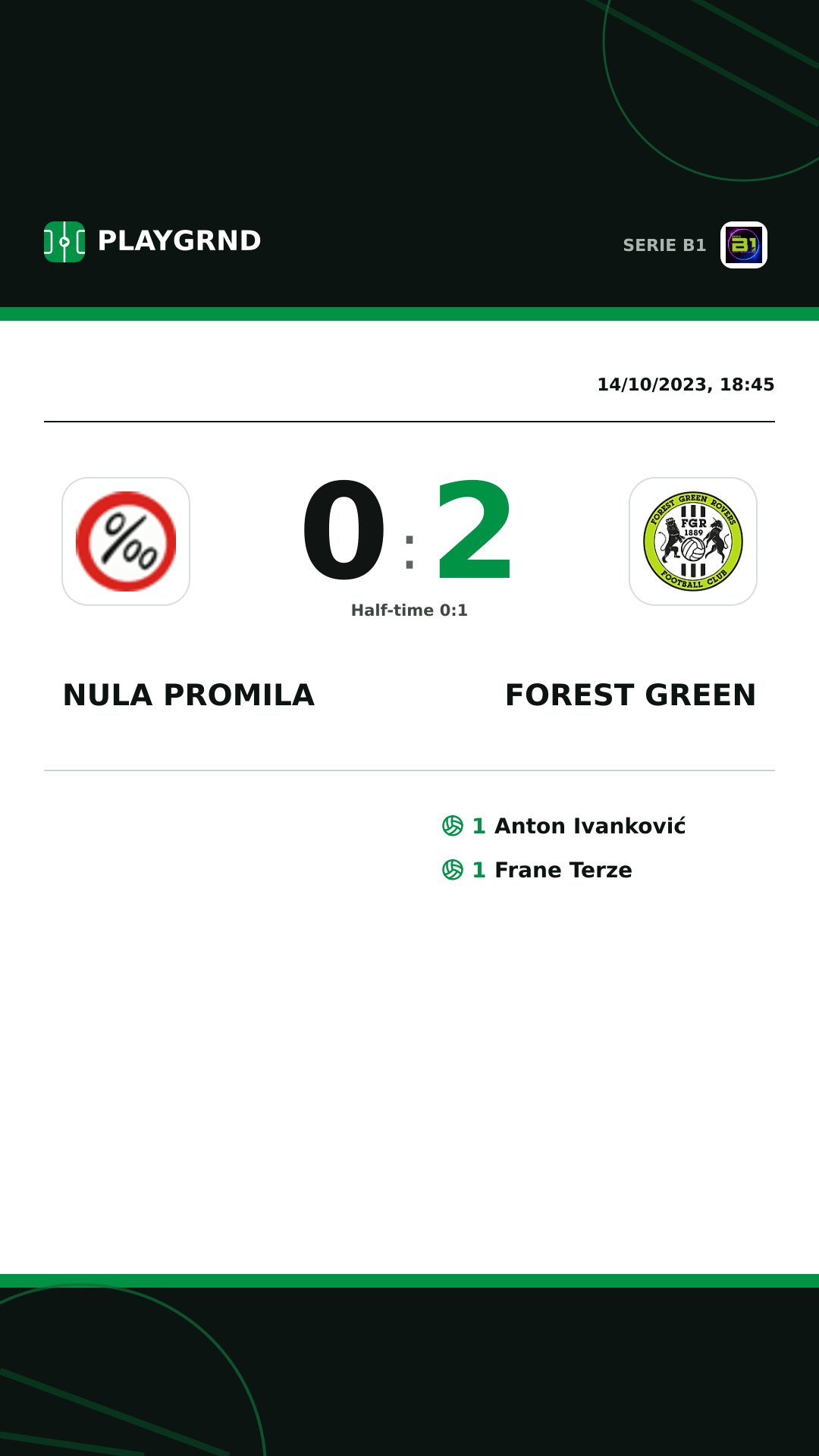 Instagram artwork: Nula Promila 0:2 Forest Green