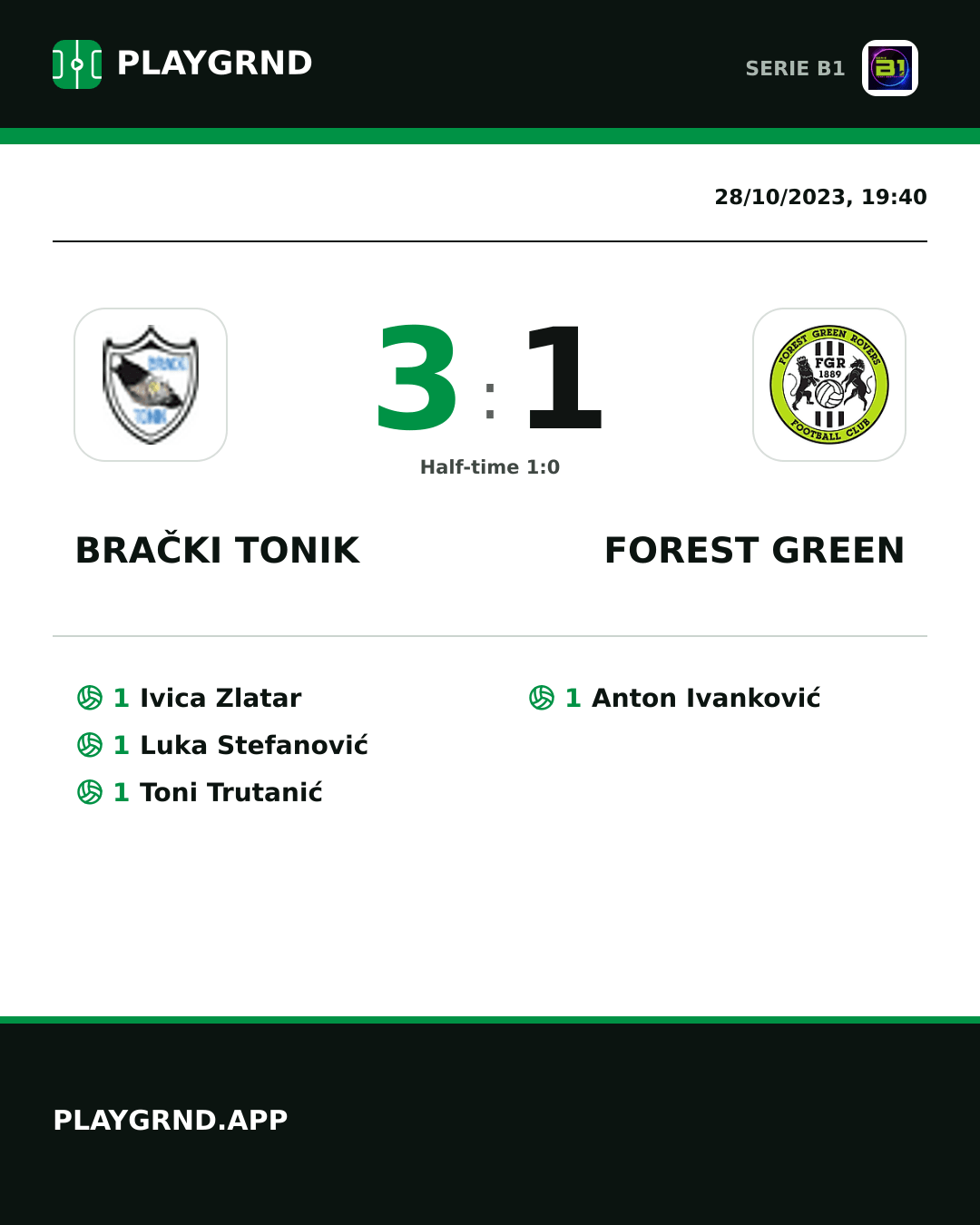 Instagram artwork: Brački Tonik 3:1 Forest Green