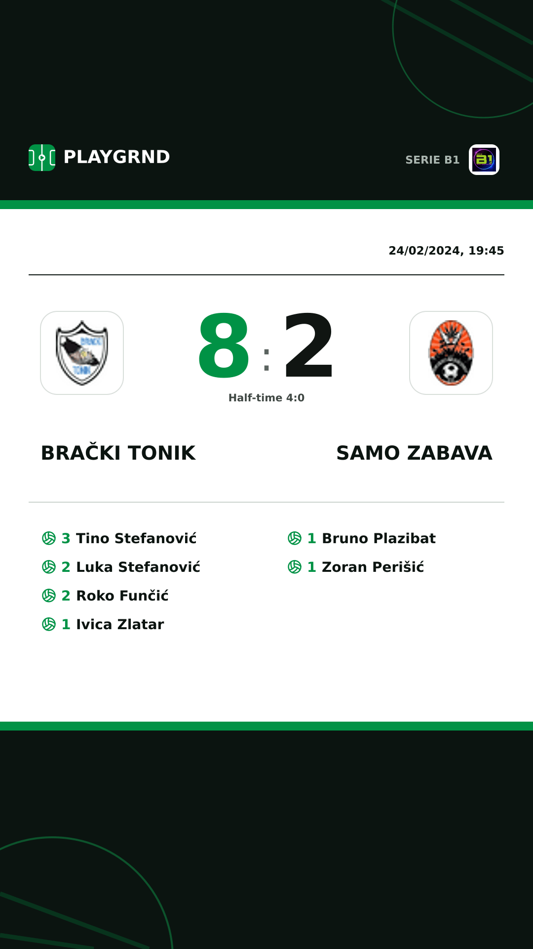 Instagram artwork: Brački Tonik 8:2 Samo Zabava