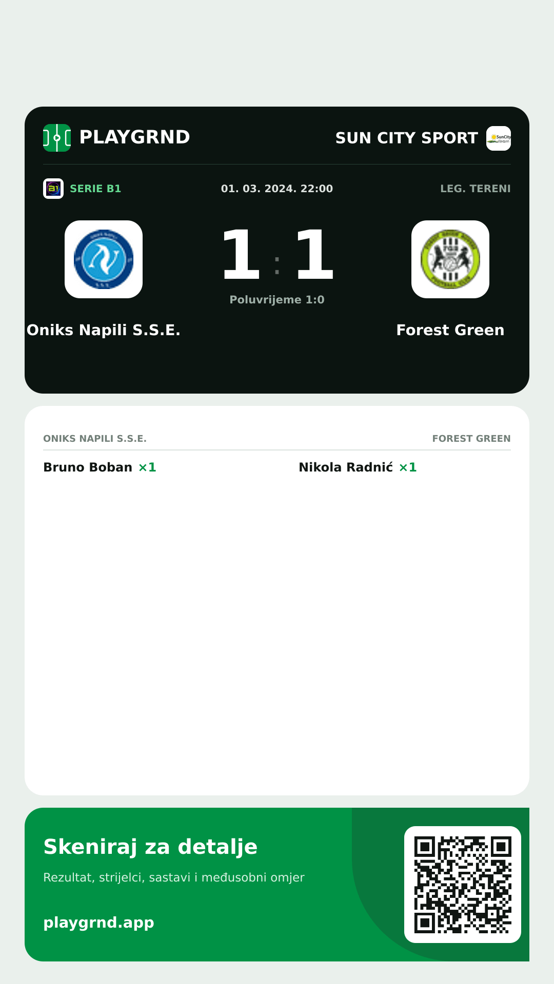 Story image: Oniks Napili S.S.E. 1:1 Forest Green