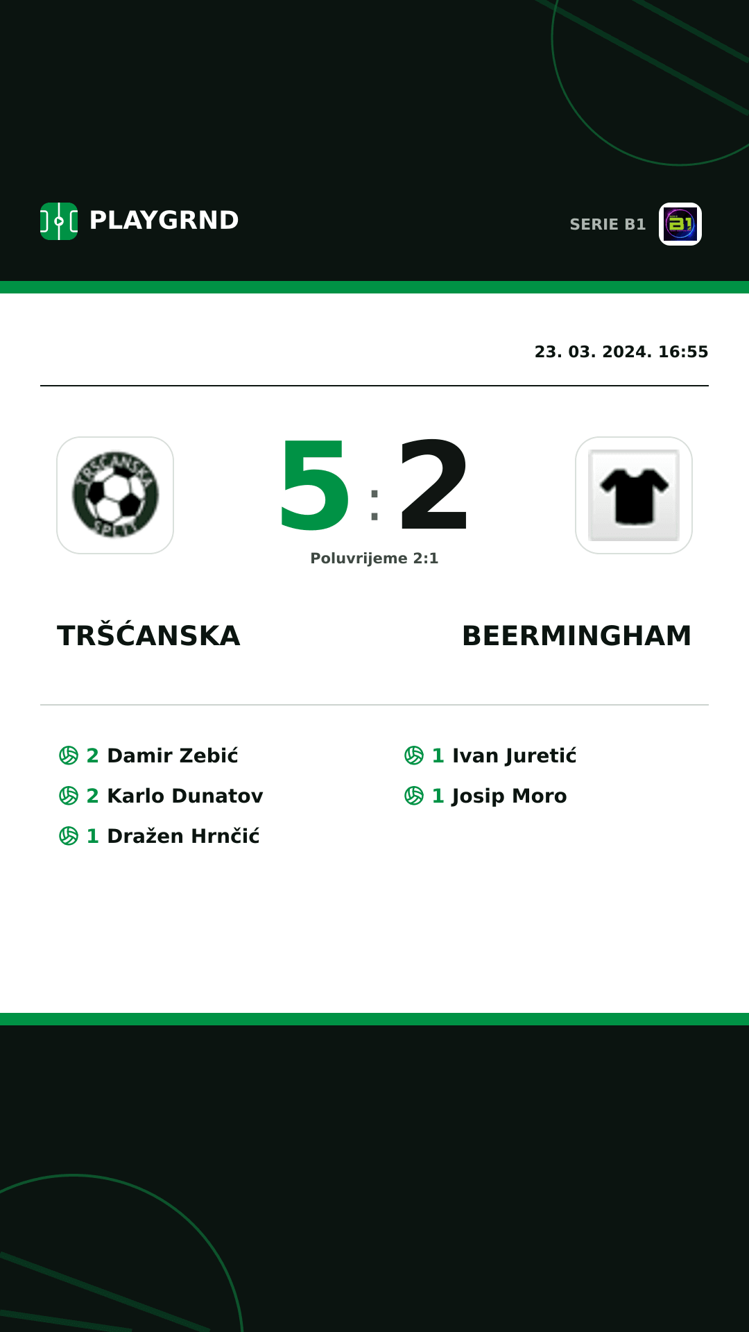 Instagram slika: Tršćanska 5:2 Beermingham