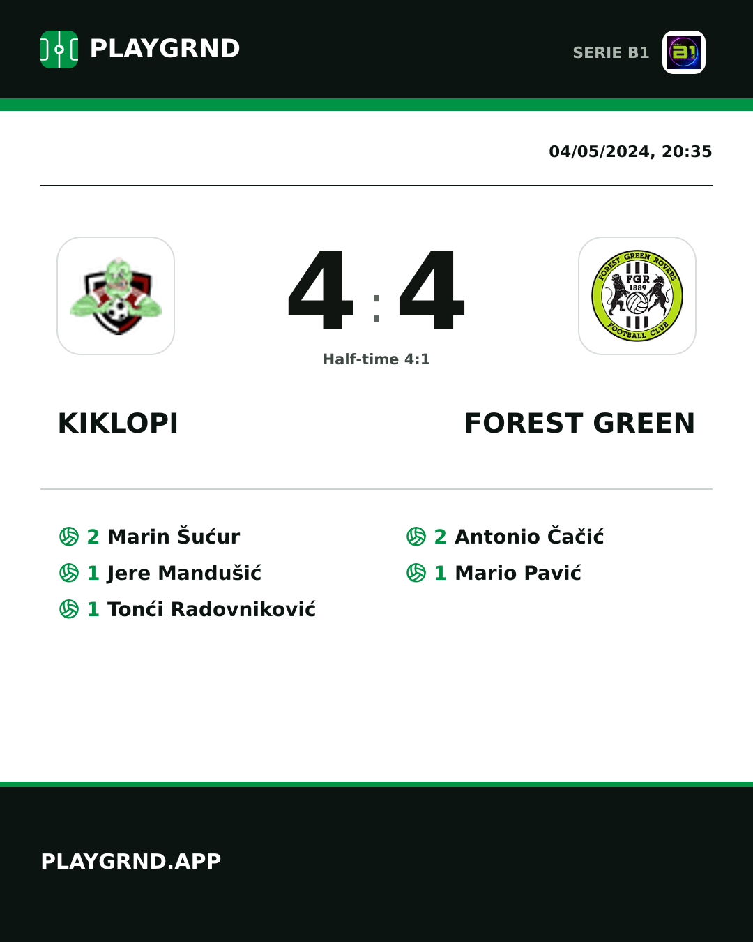 Instagram artwork: Kiklopi 4:4 Forest Green