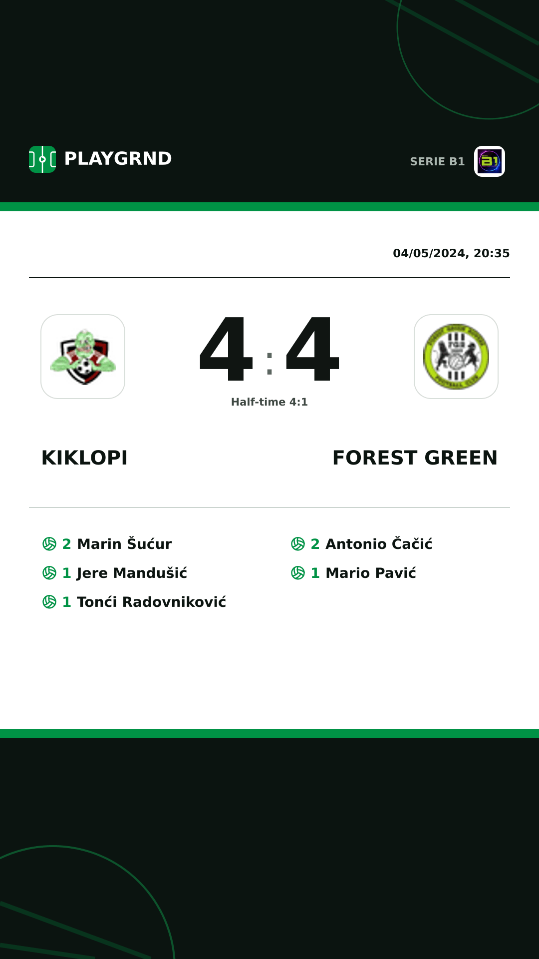 Instagram artwork: Kiklopi 4:4 Forest Green