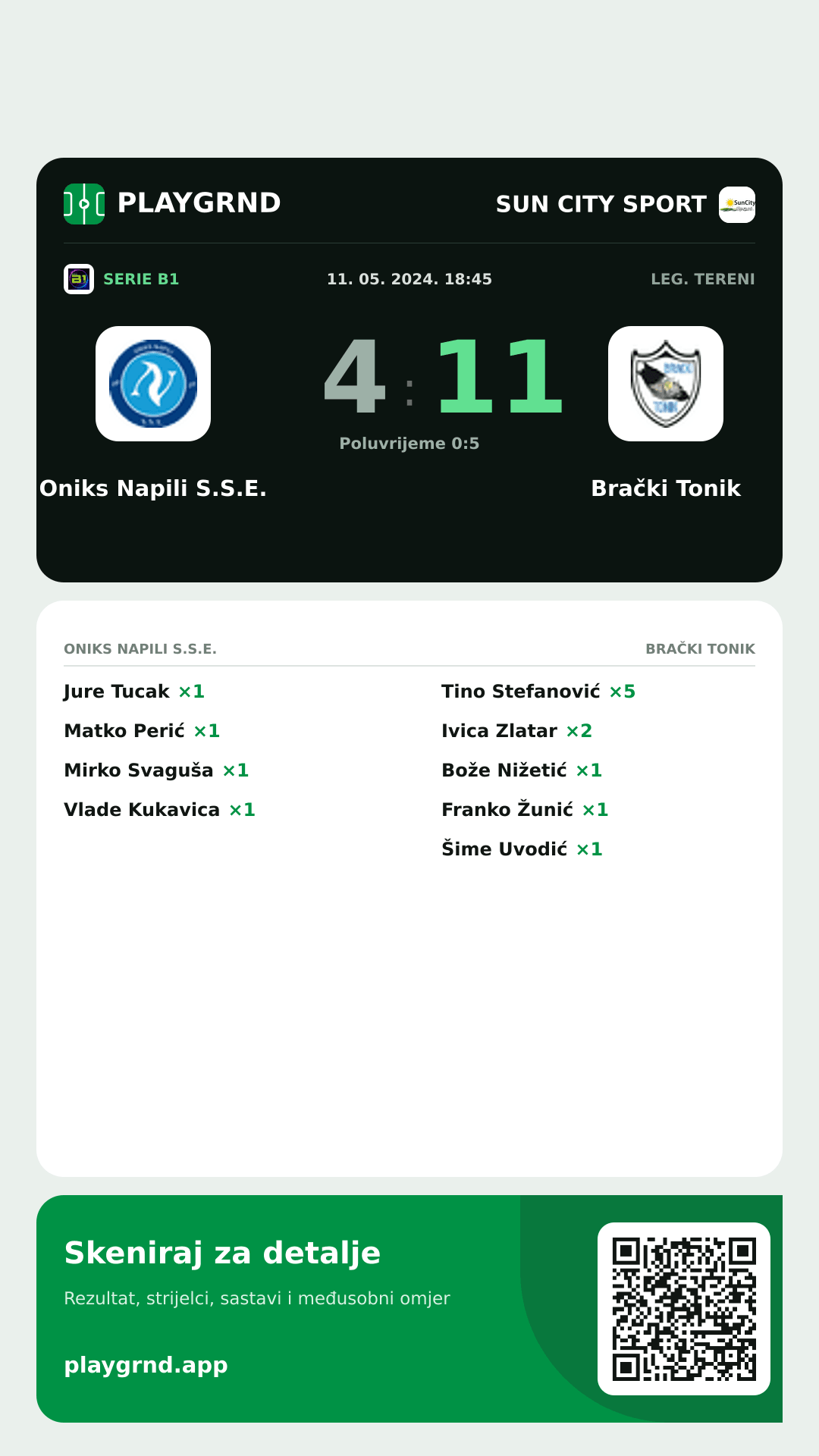 Story image: Oniks Napili S.S.E. 4:11 Brački Tonik