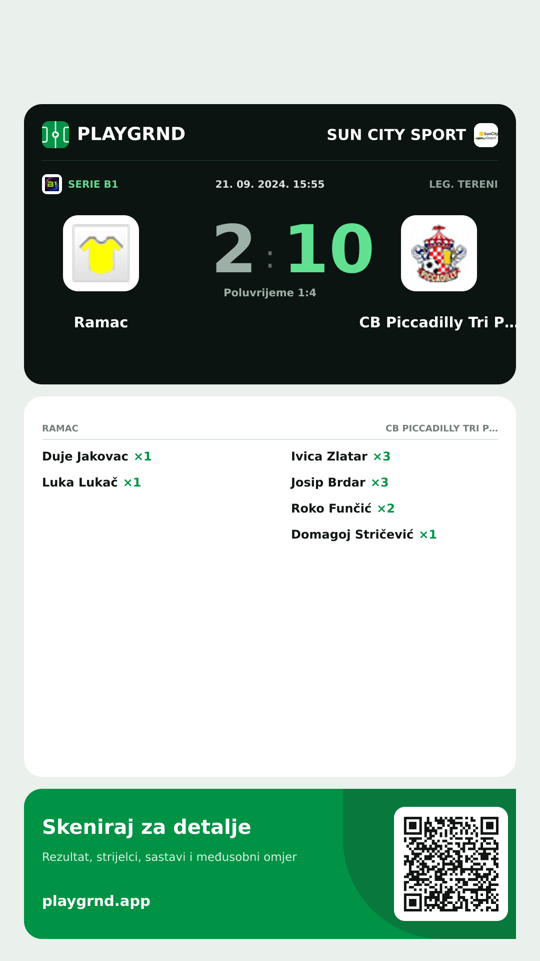 Story slika: Ramac 2:10 CB Piccadilly Tri Pite Materine