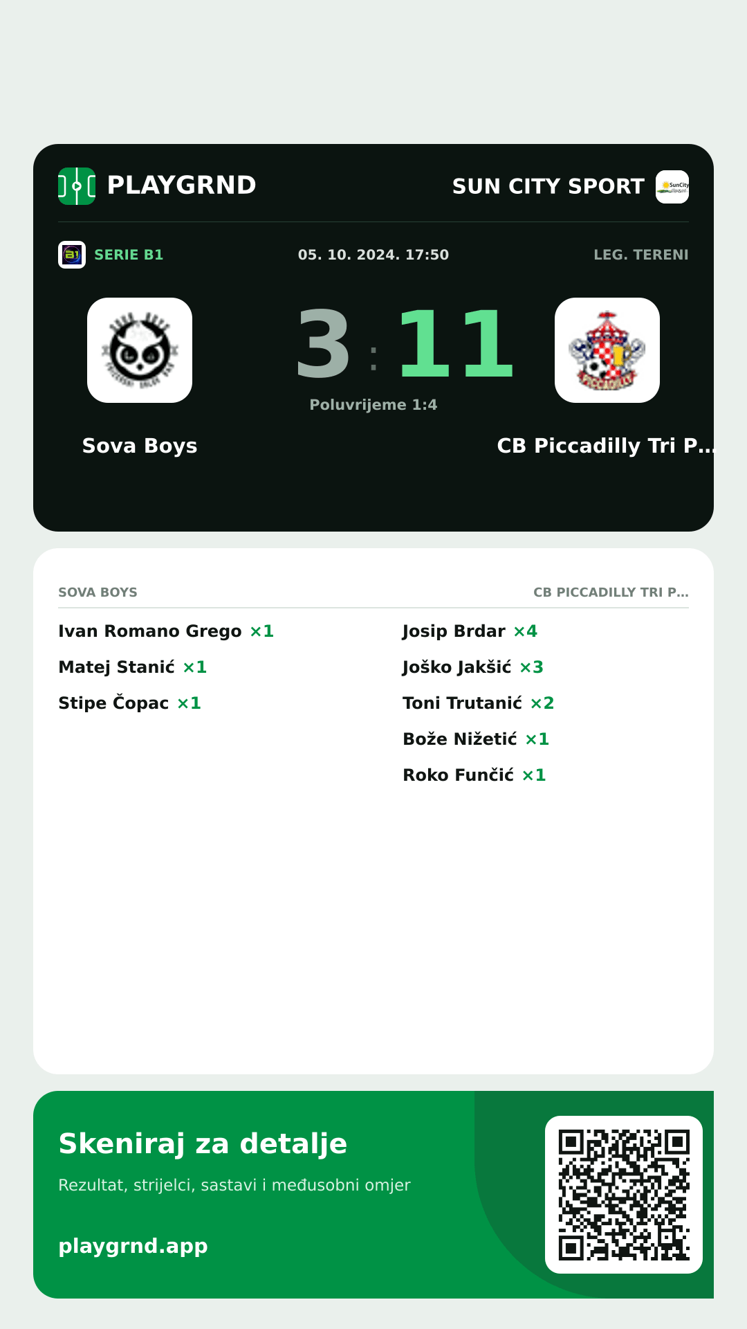 Story slika: Sova Boys 3:11 CB Piccadilly Tri Pite Materine