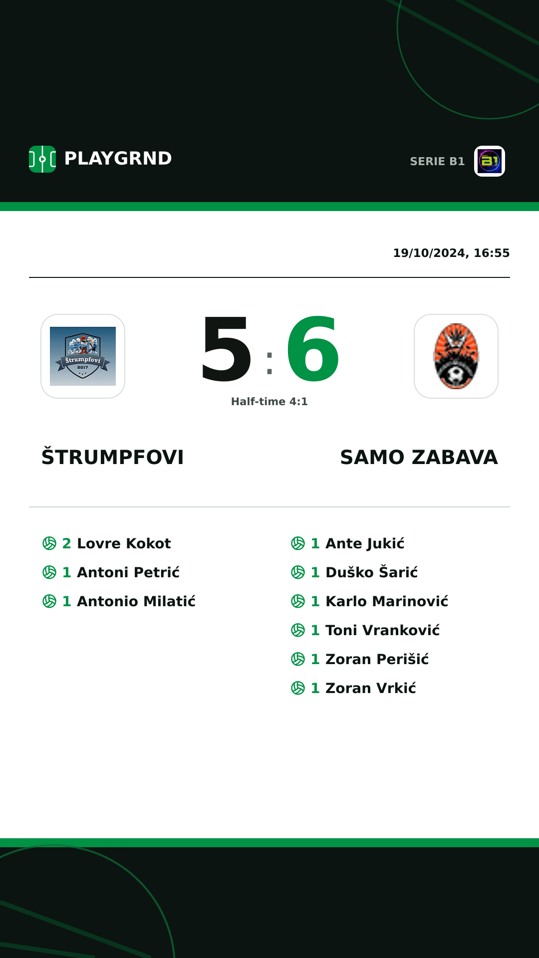 Instagram artwork: Štrumpfovi 5:6 Samo Zabava