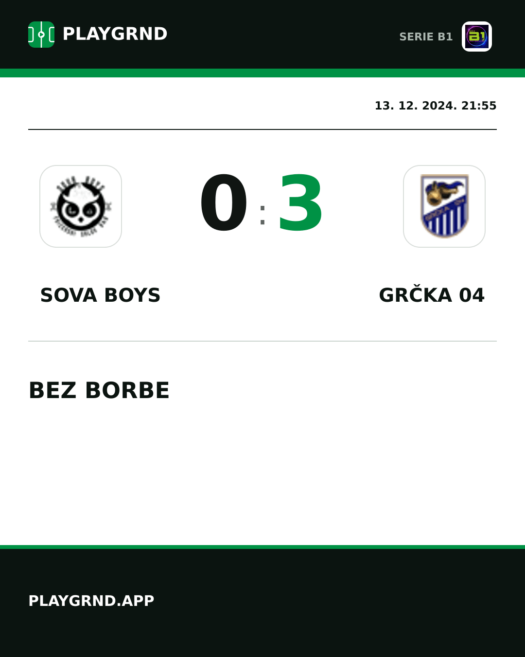 Instagram slika: Sova Boys 0:3 Grčka 04