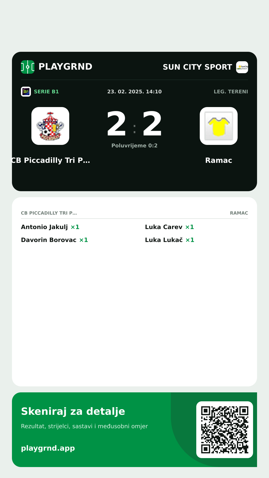 Story slika: CB Piccadilly Tri Pite Materine 2:2 Ramac