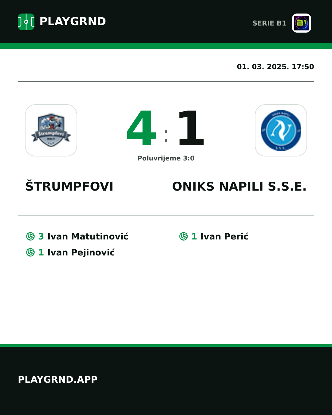 Instagram slika: Štrumpfovi 4:1 Oniks Napili S.S.E.