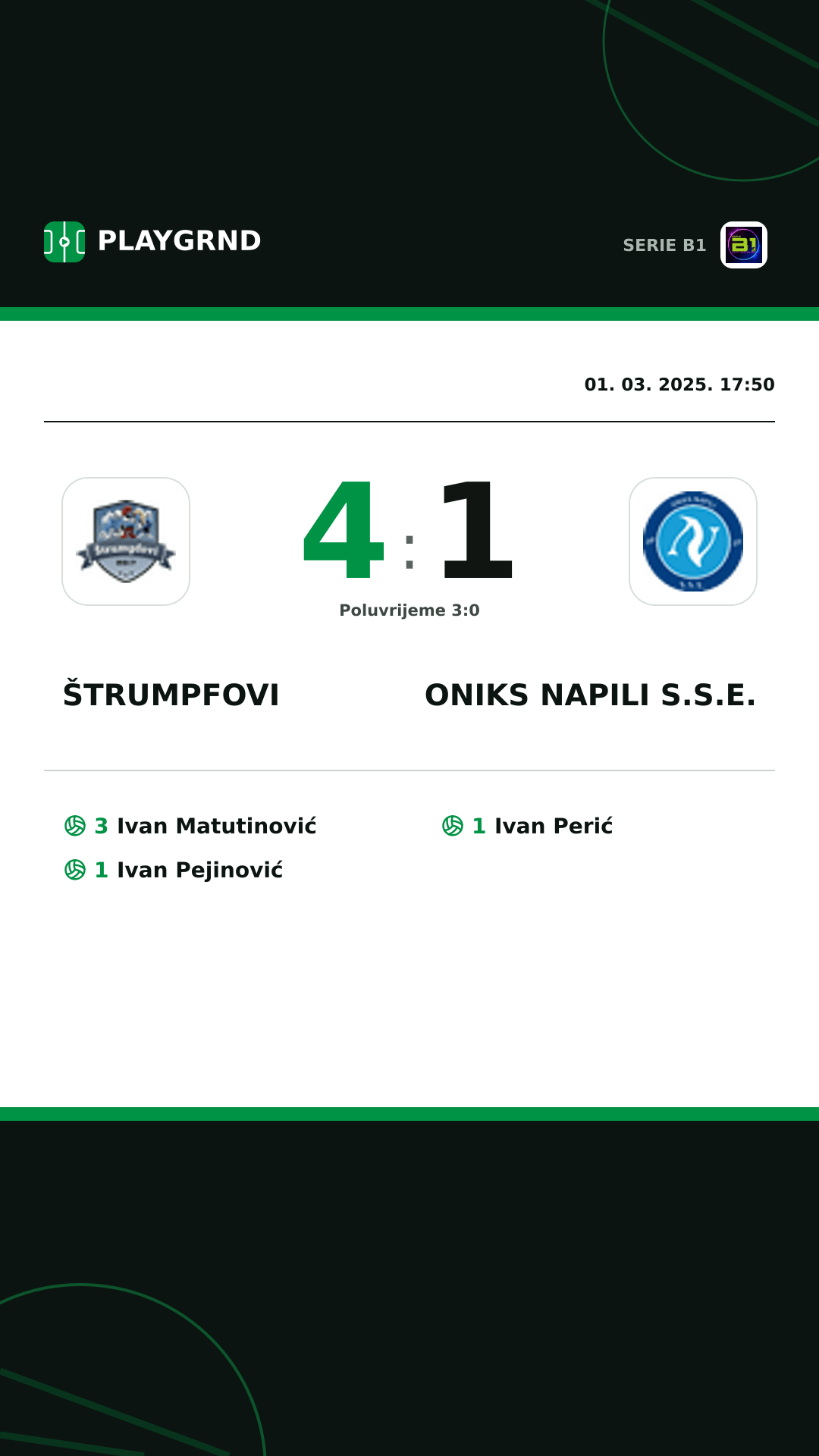 Instagram slika: Štrumpfovi 4:1 Oniks Napili S.S.E.