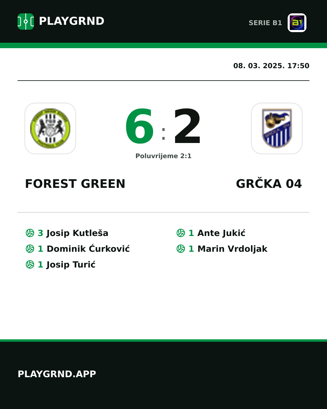 Instagram slika: Forest Green 6:2 Grčka 04