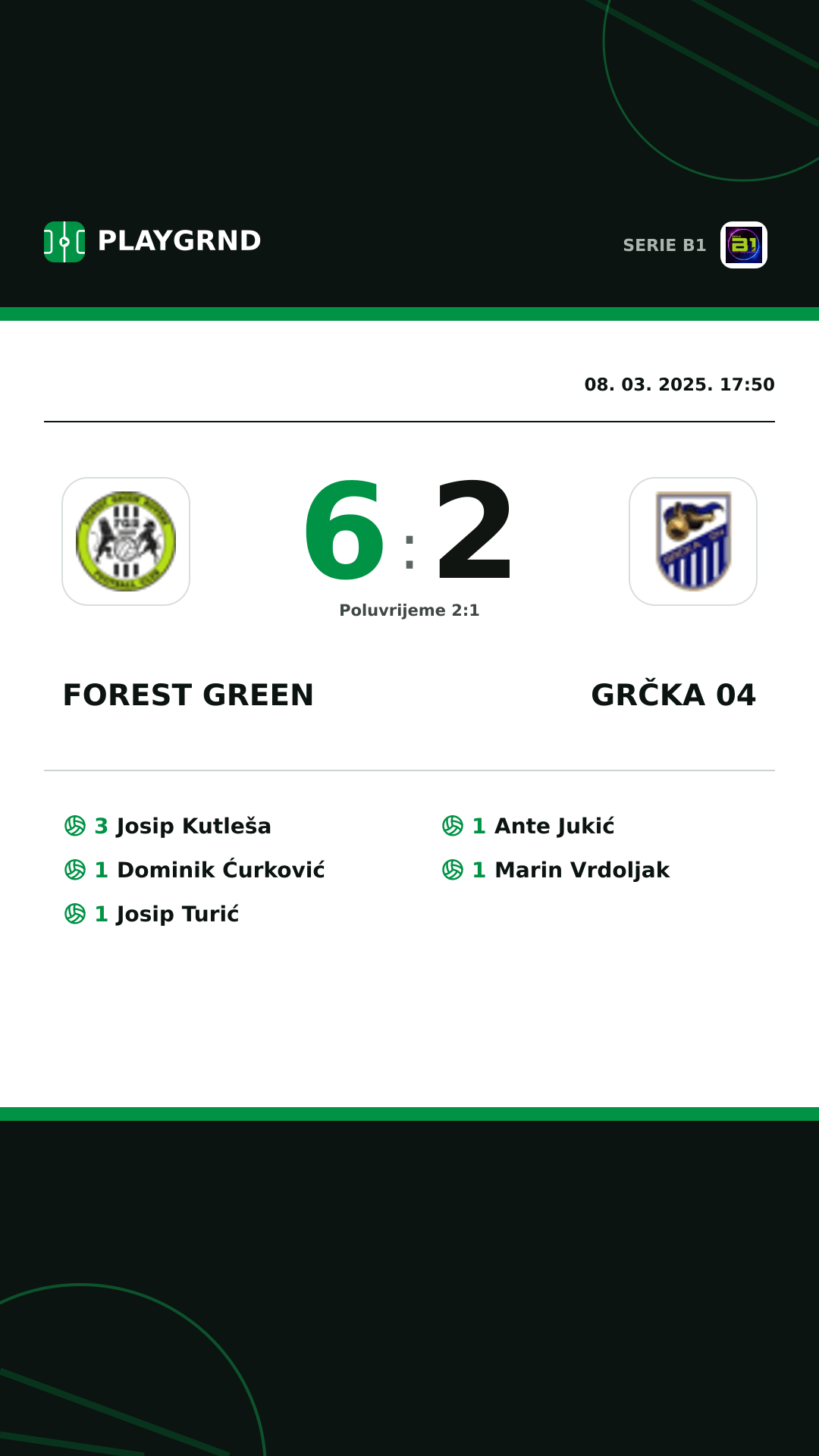 Instagram slika: Forest Green 6:2 Grčka 04