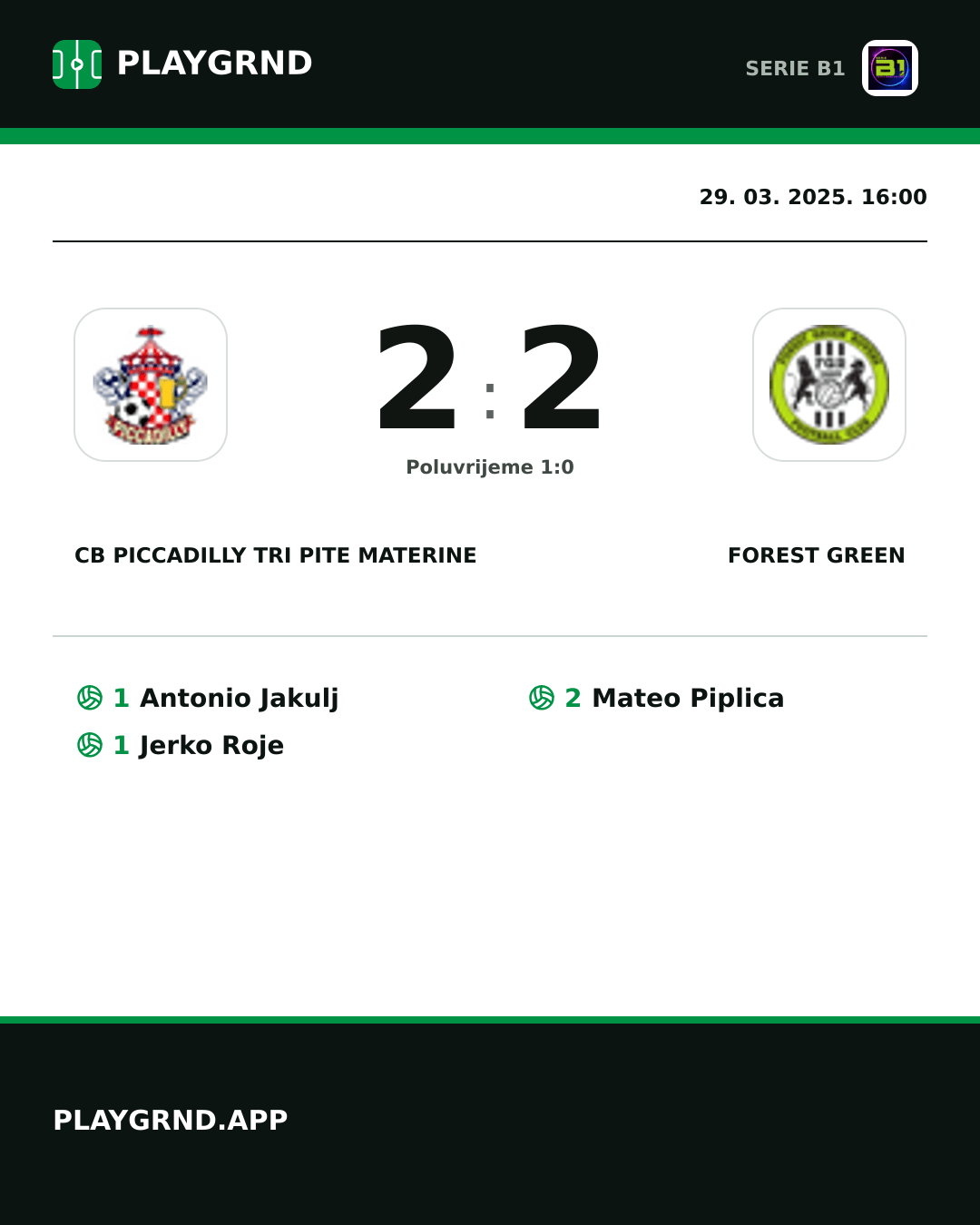 Instagram slika: CB Piccadilly Tri Pite Materine 2:2 Forest Green
