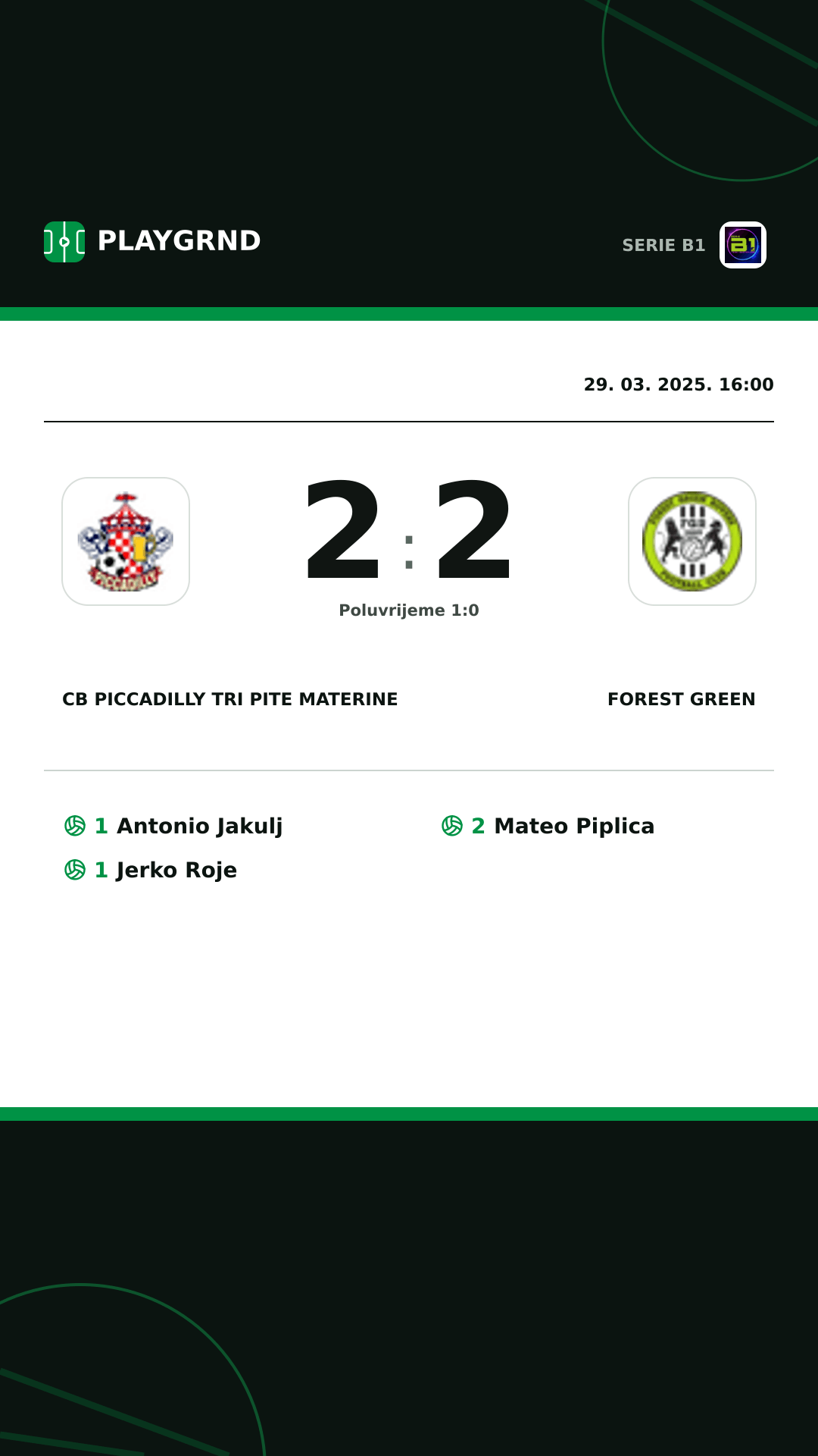 Instagram slika: CB Piccadilly Tri Pite Materine 2:2 Forest Green