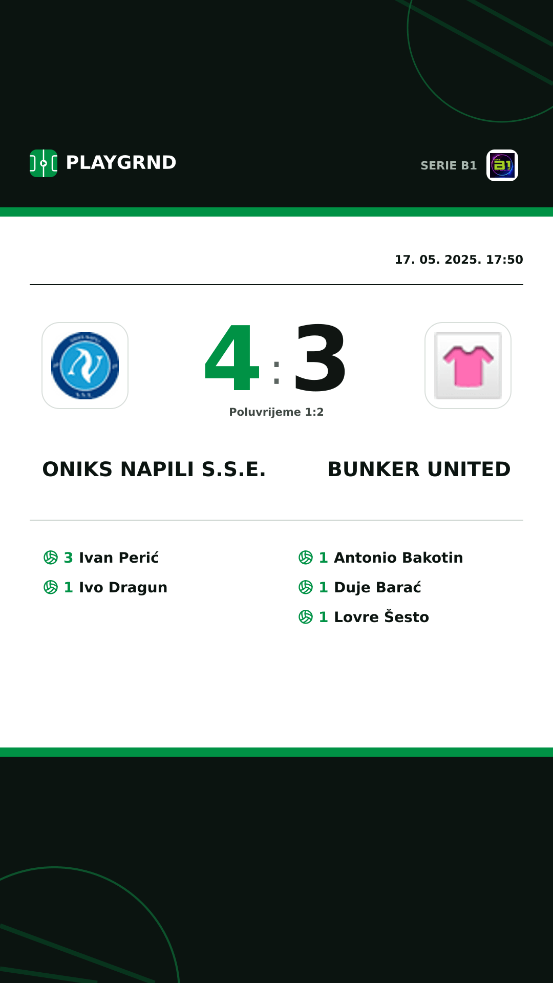 Instagram slika: Oniks Napili S.S.E. 4:3 Bunker United