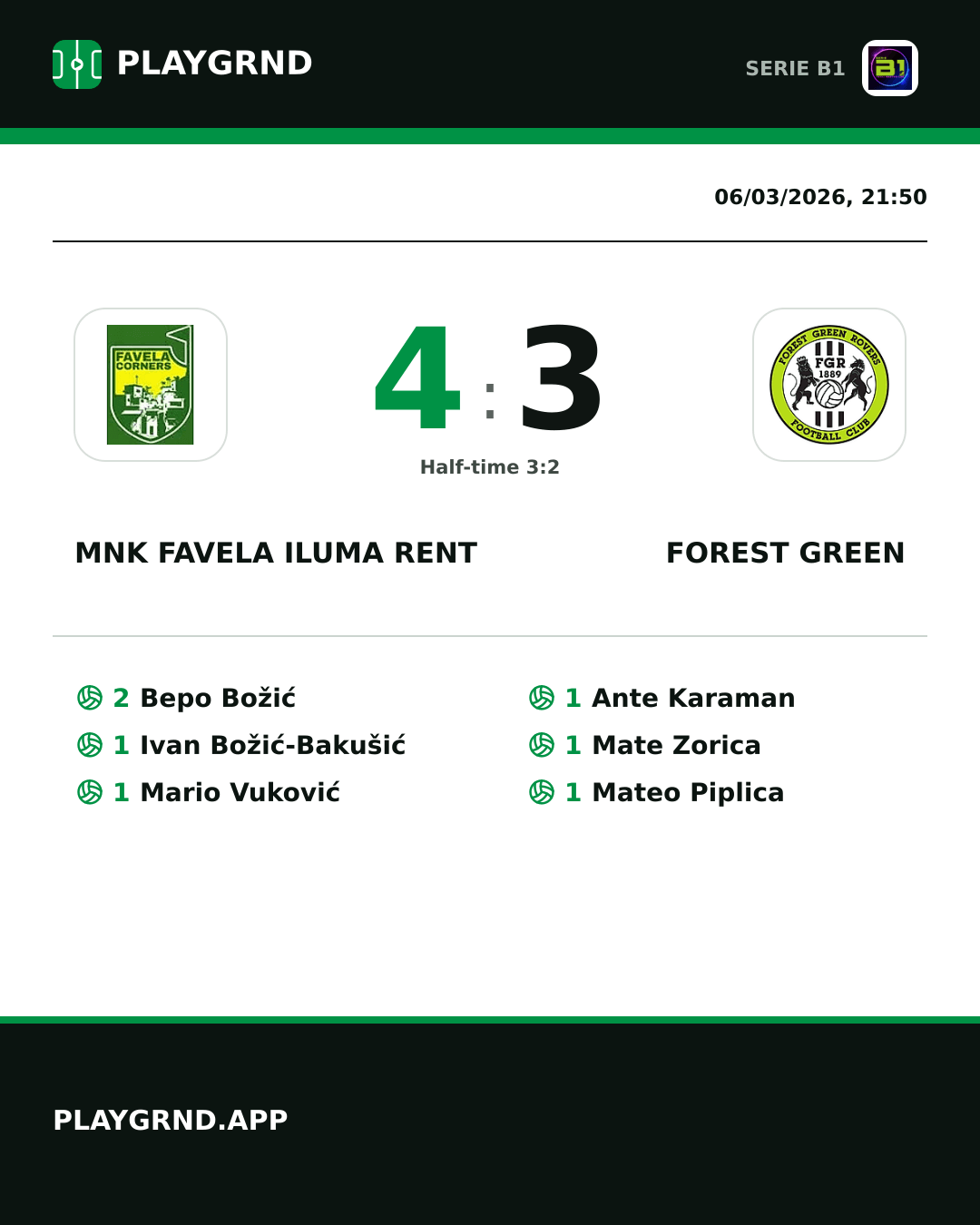 Instagram artwork: MNK Favela Iluma Rent 4:3 Forest Green