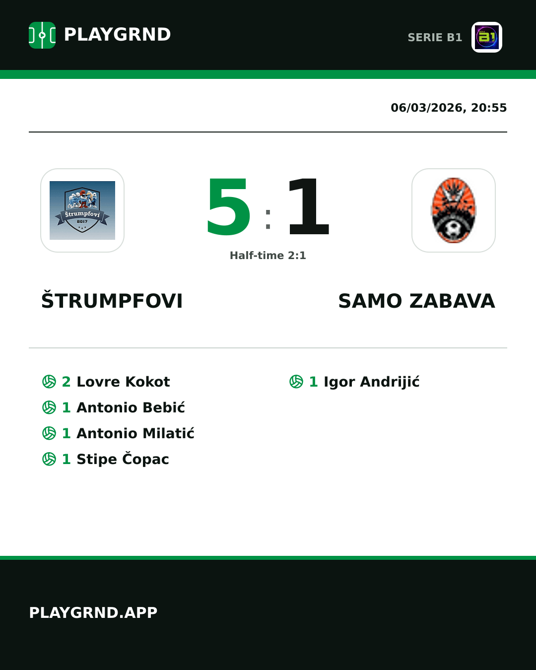 Instagram artwork: Štrumpfovi 5:1 Samo Zabava