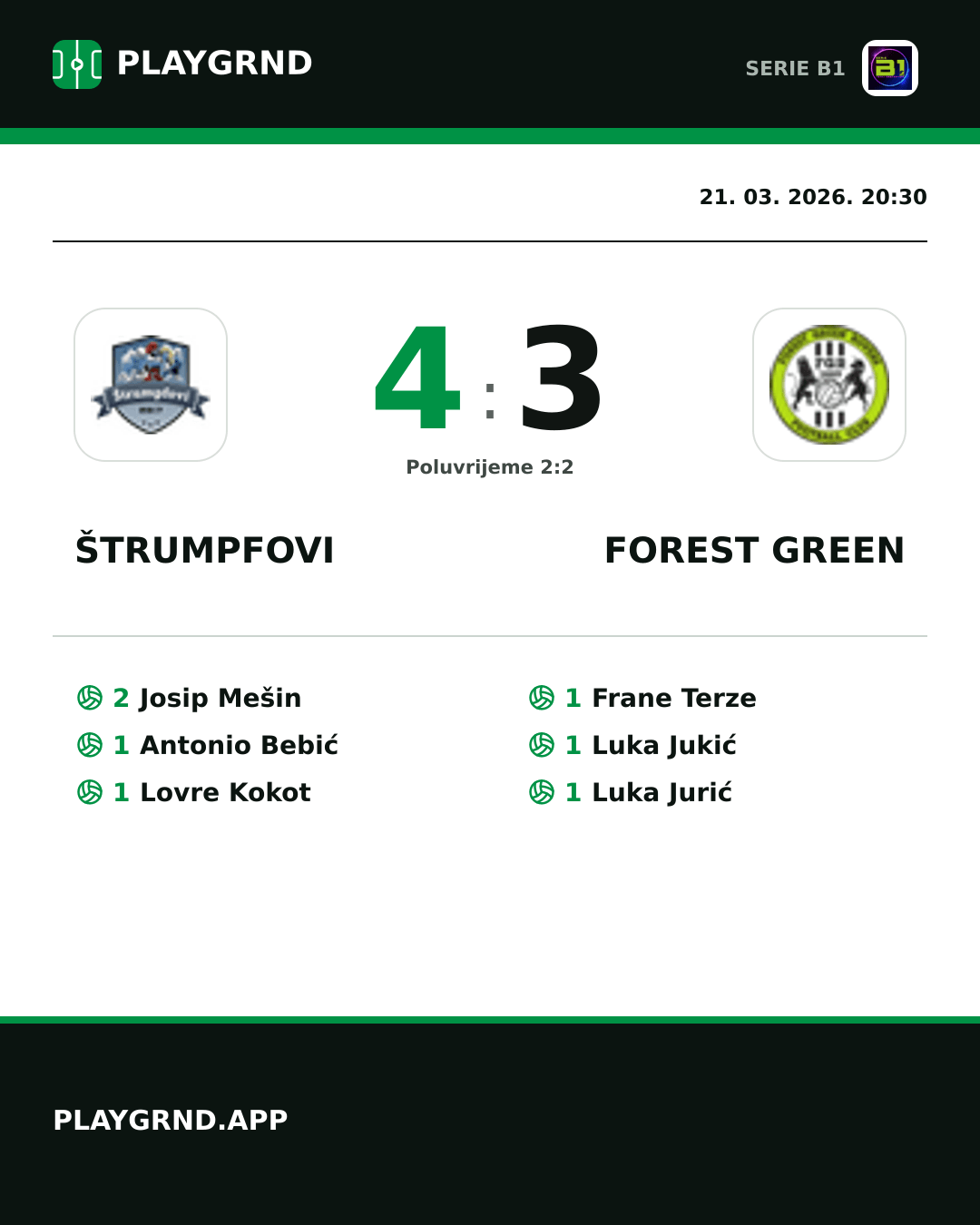 Instagram slika: Štrumpfovi 4:3 Forest Green