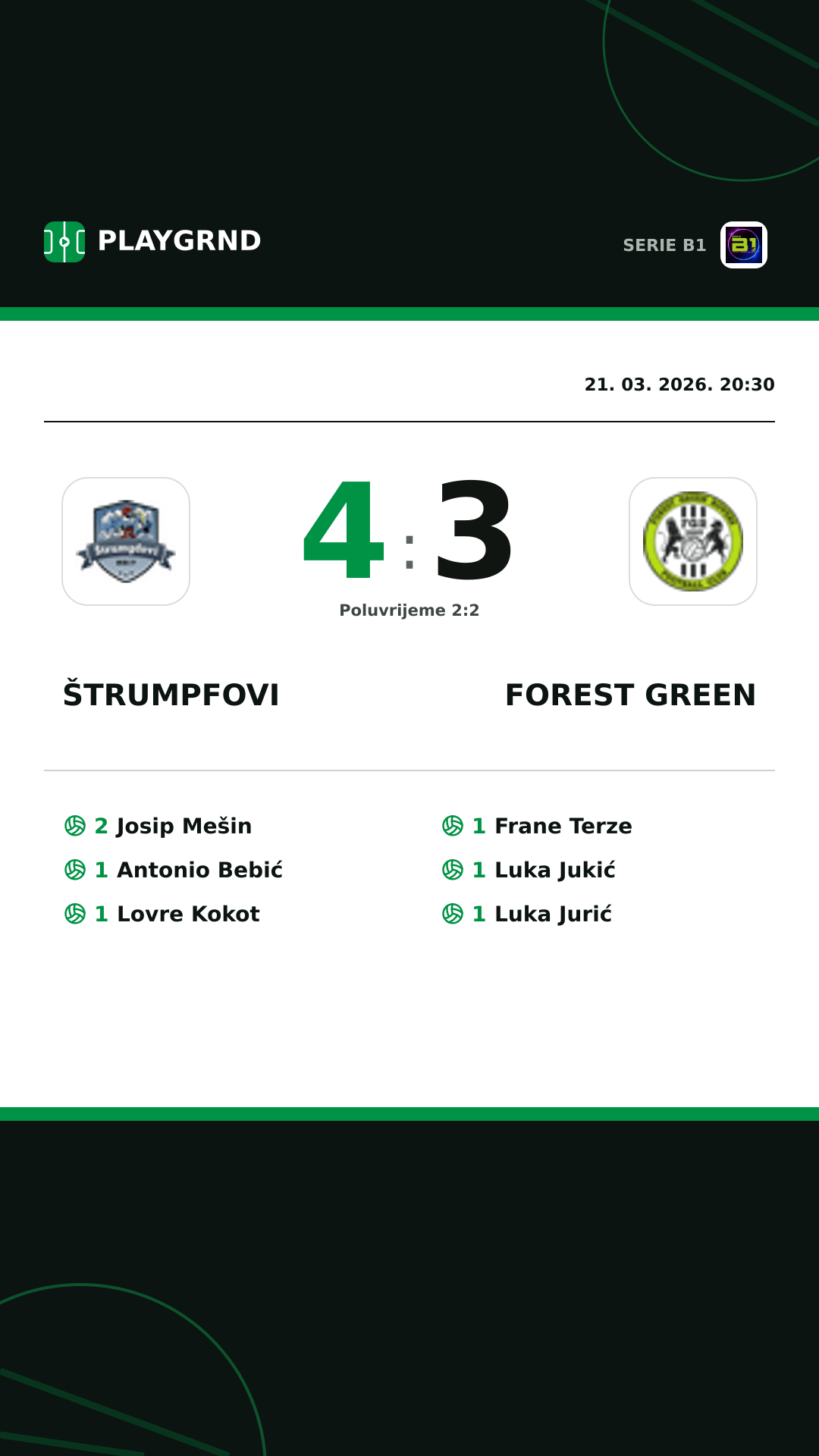 Instagram slika: Štrumpfovi 4:3 Forest Green