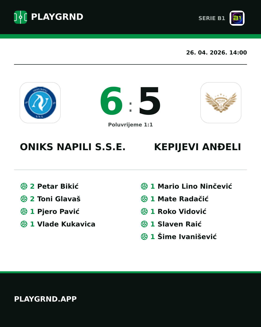 Instagram slika: Oniks Napili S.S.E. 6:5 Kepijevi Anđeli