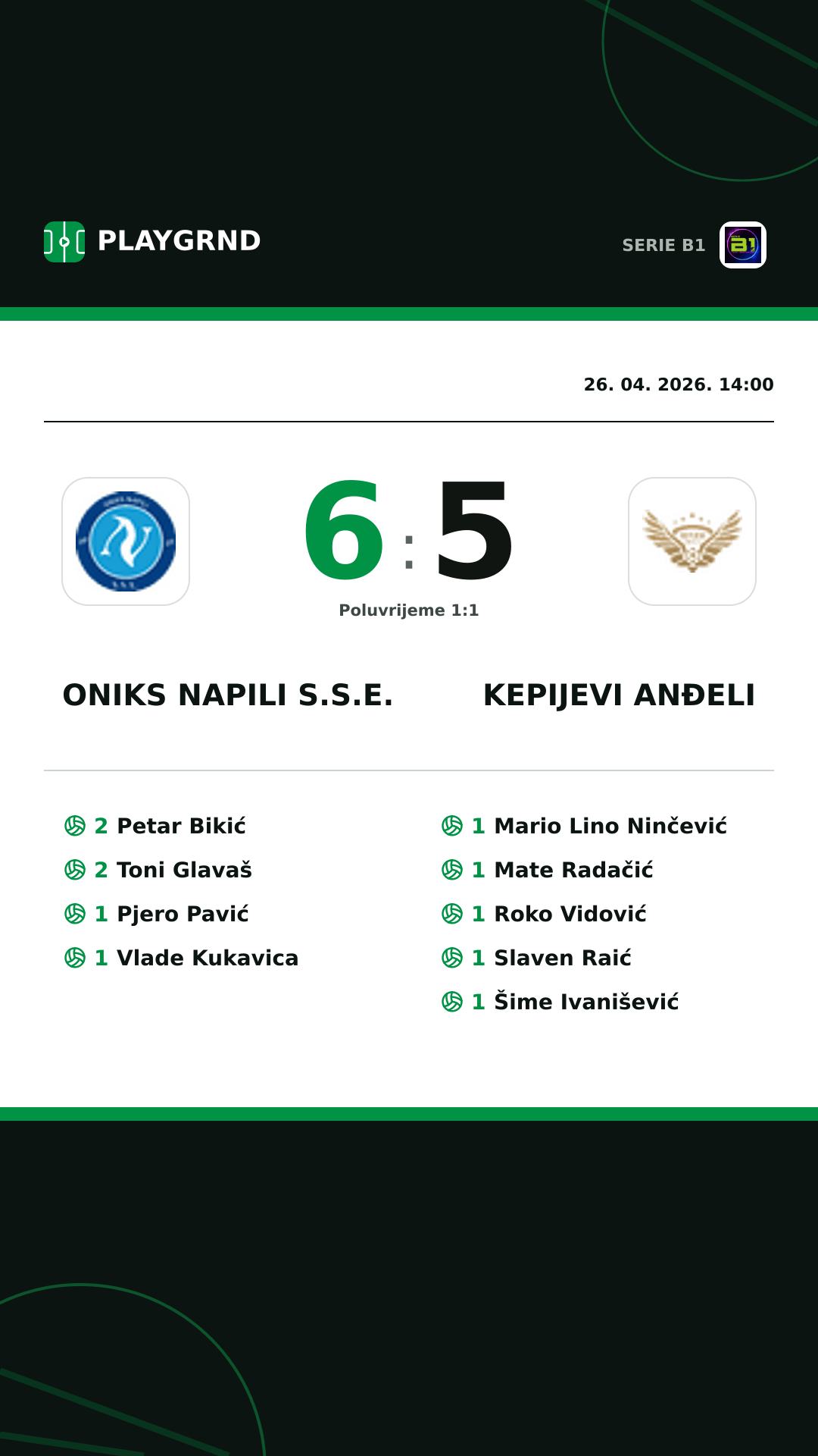 Instagram slika: Oniks Napili S.S.E. 6:5 Kepijevi Anđeli