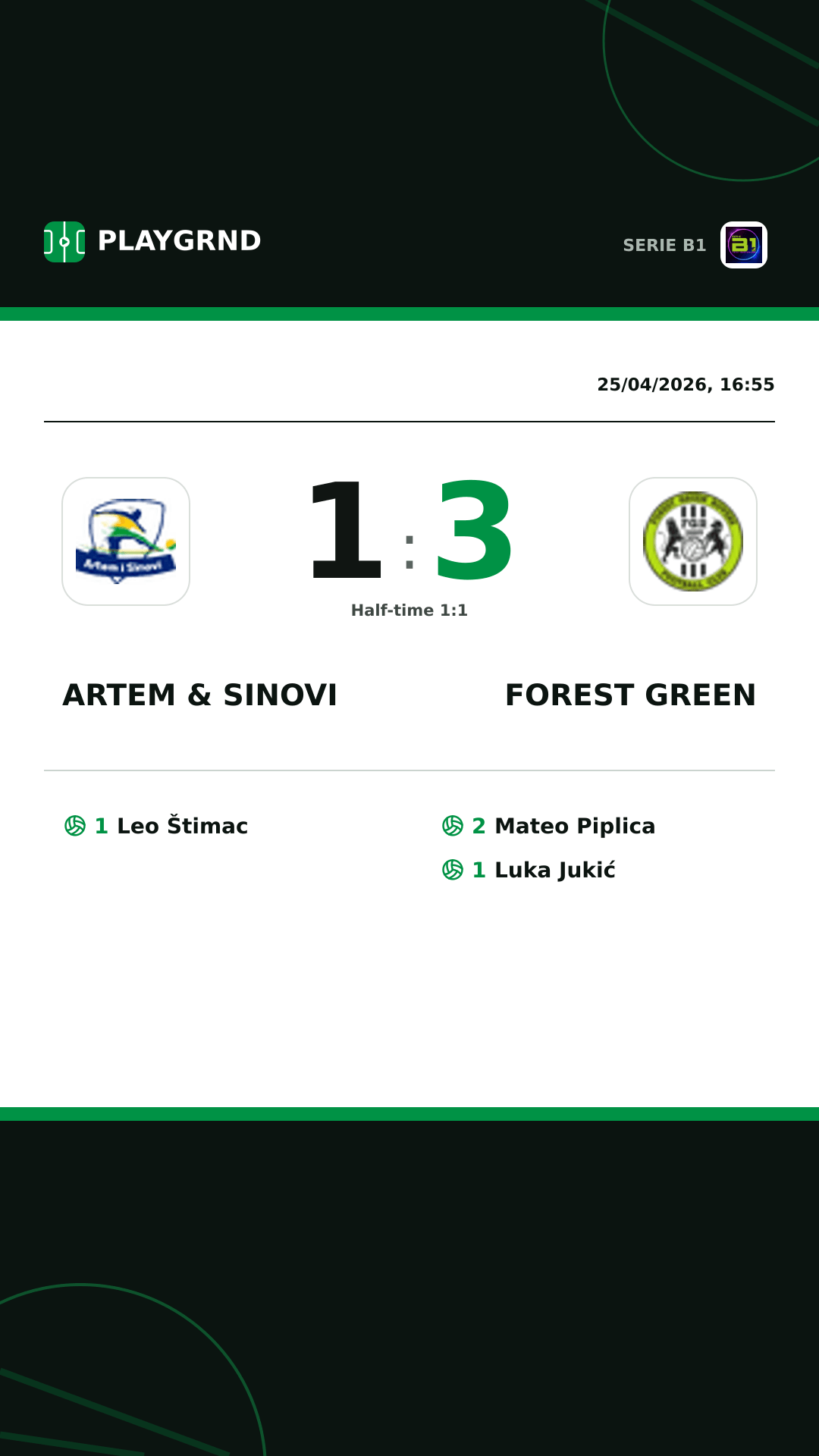 Instagram artwork: Artem & Sinovi 1:3 Forest Green