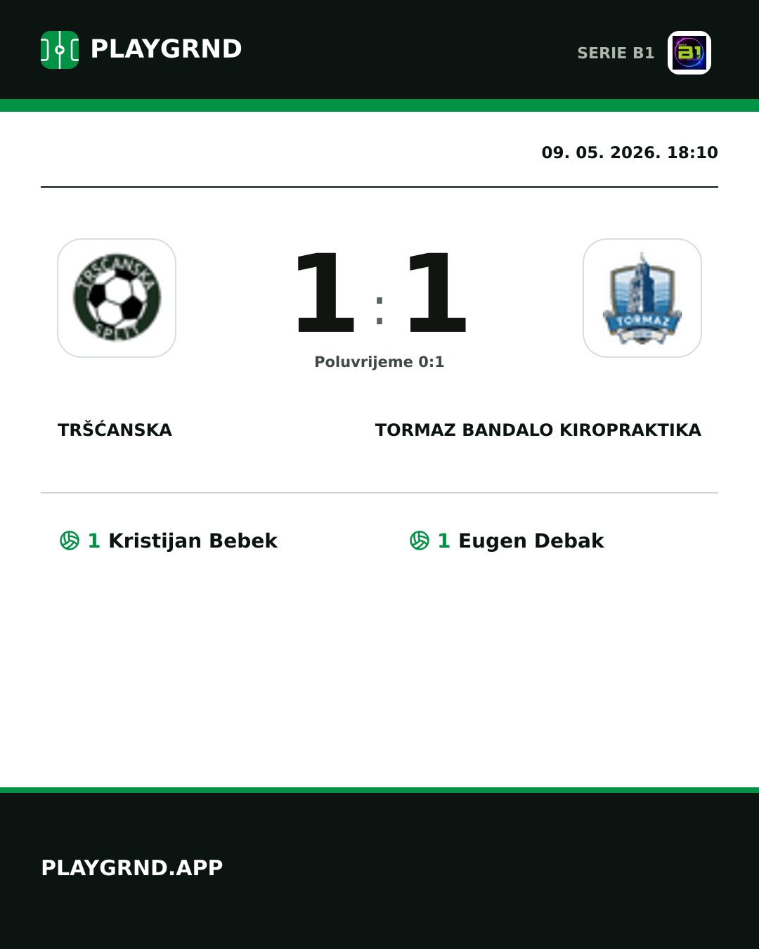 Instagram slika: Tršćanska 1:1 Tormaz Bandalo Kiropraktika