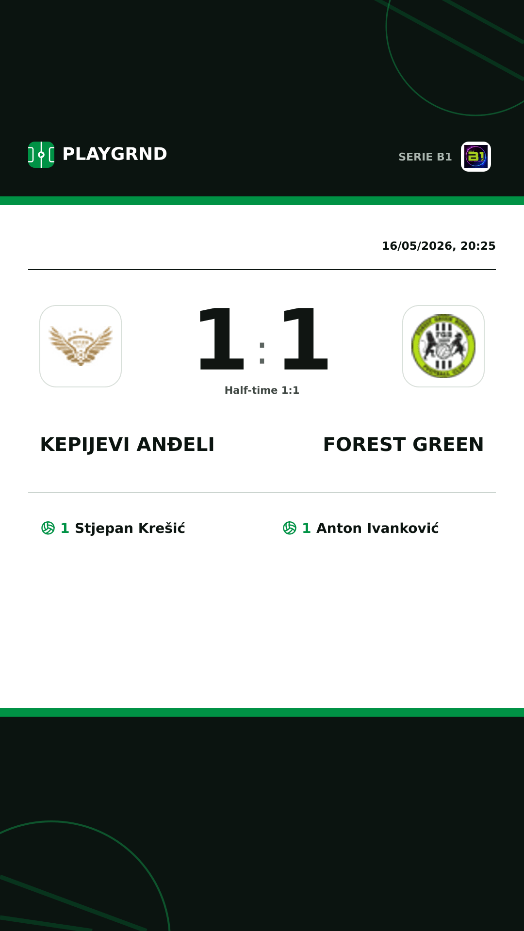 Instagram artwork: Kepijevi Anđeli 1:1 Forest Green