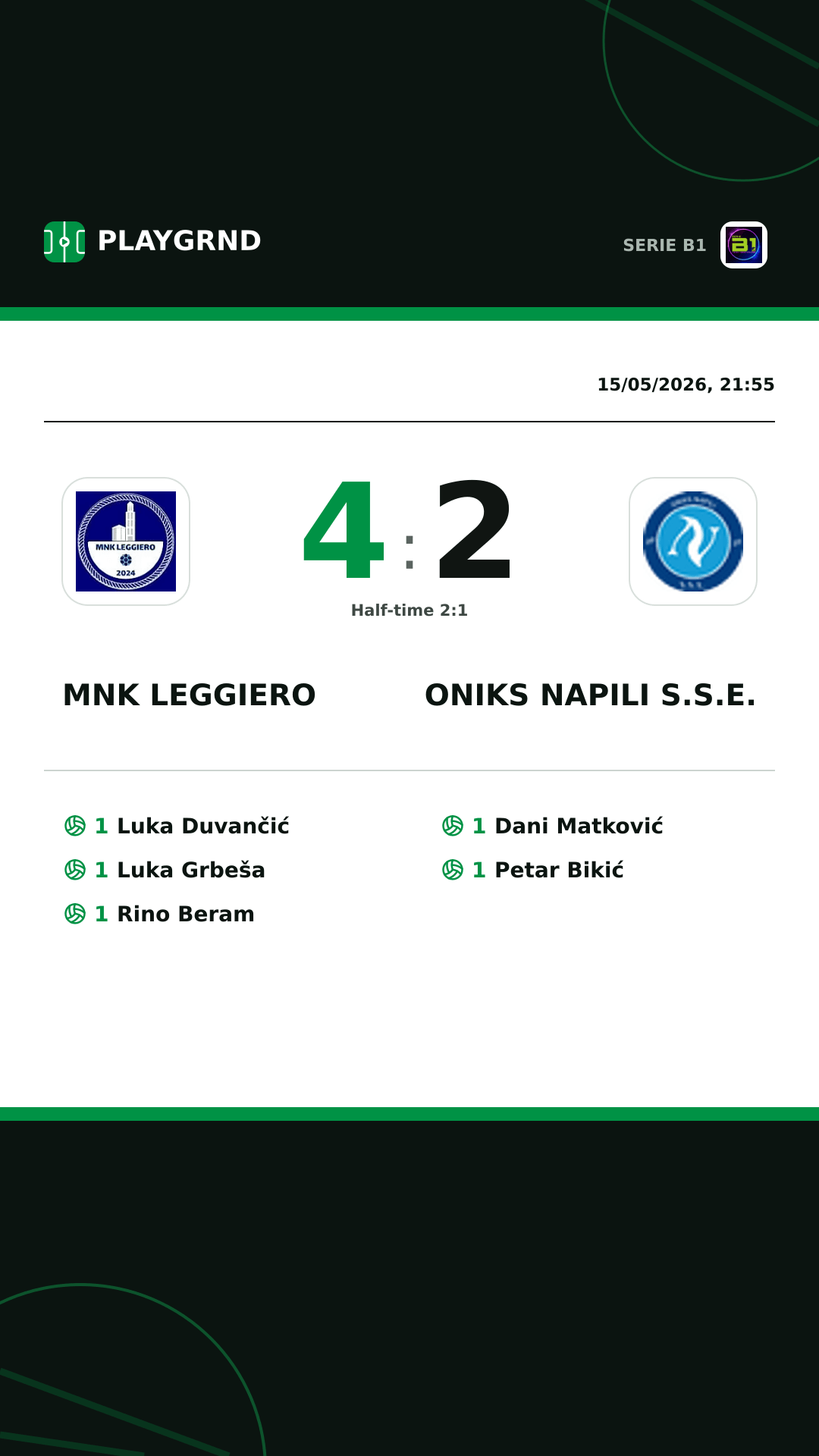 Instagram artwork: MNK Leggiero 4:2 Oniks Napili S.S.E.
