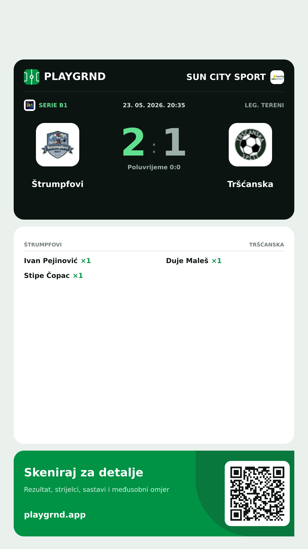 Story slika: Štrumpfovi 2:1 Tršćanska