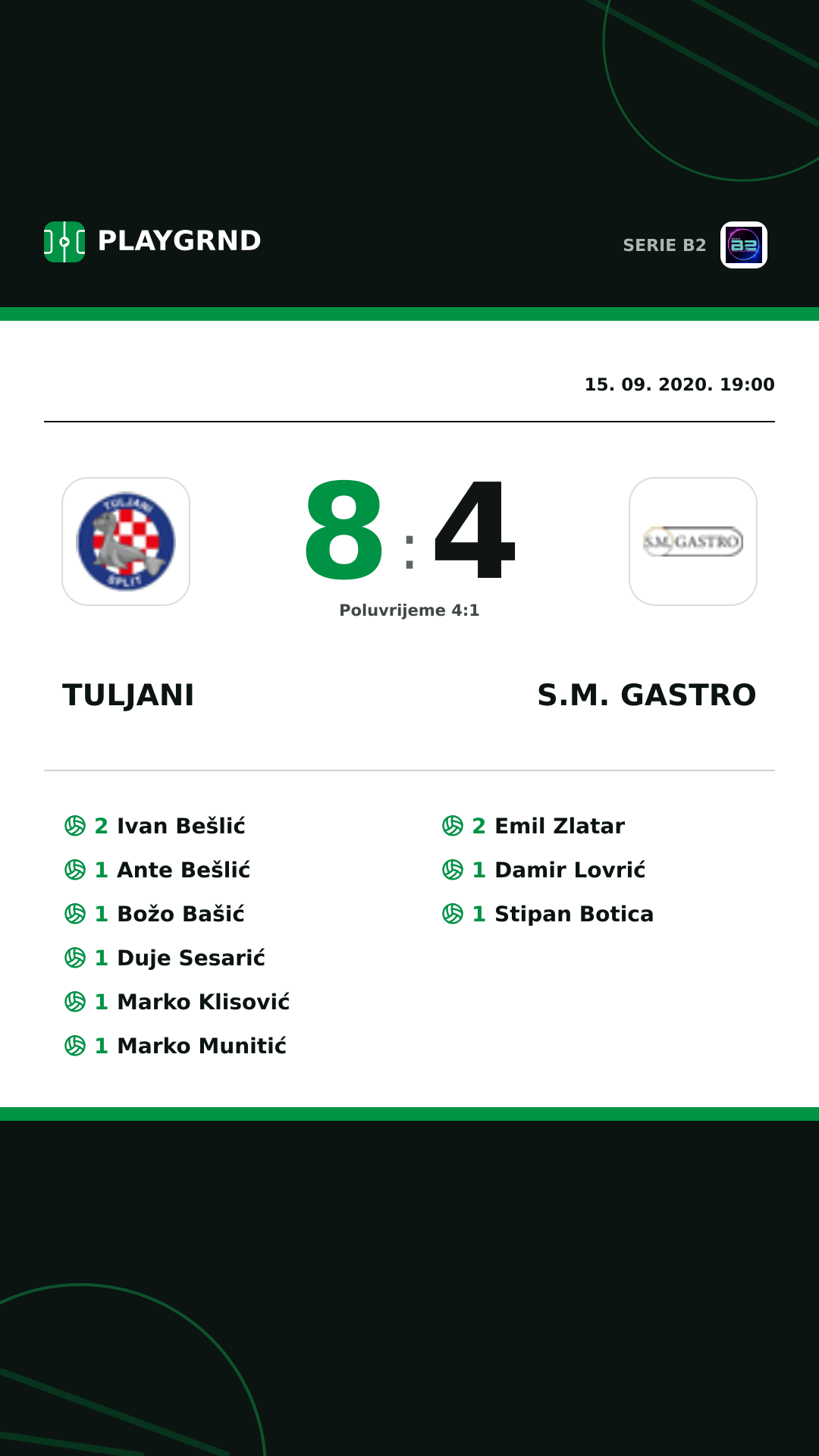 Instagram slika: Tuljani 8:4 S.M. Gastro