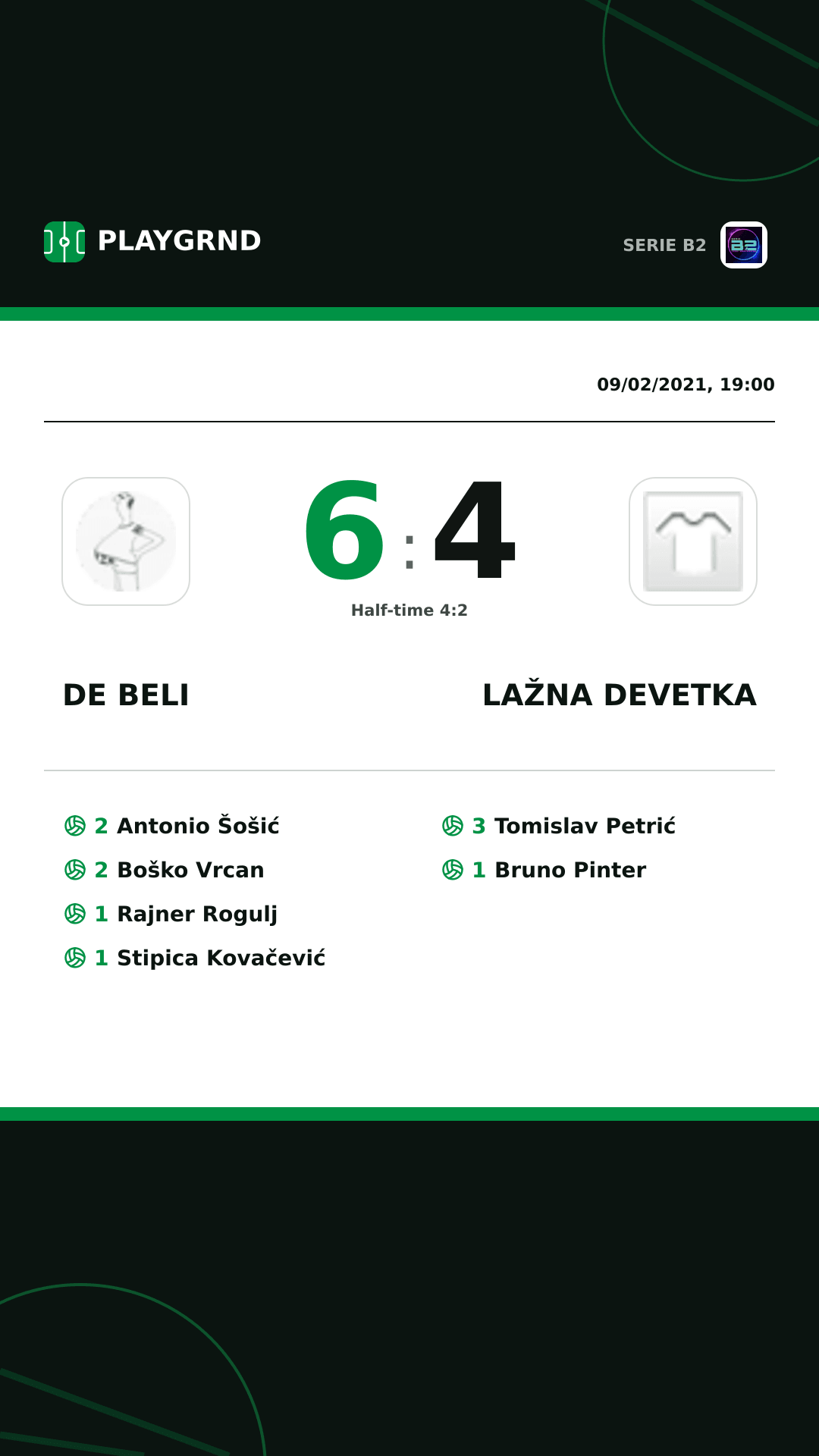 Instagram artwork: DE Beli 6:4 Lažna Devetka