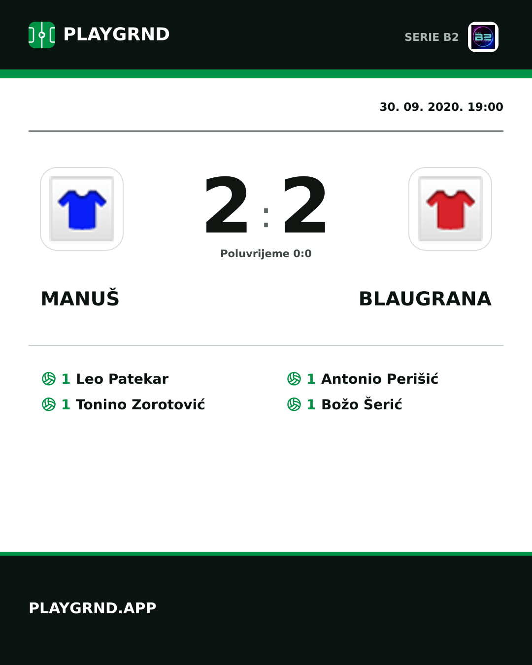 Instagram slika: Manuš 2:2 Blaugrana
